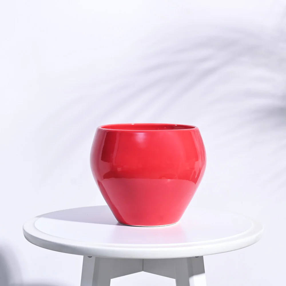 Apple Ceramic Pot (6.6 Inch Diameter) - Image 23