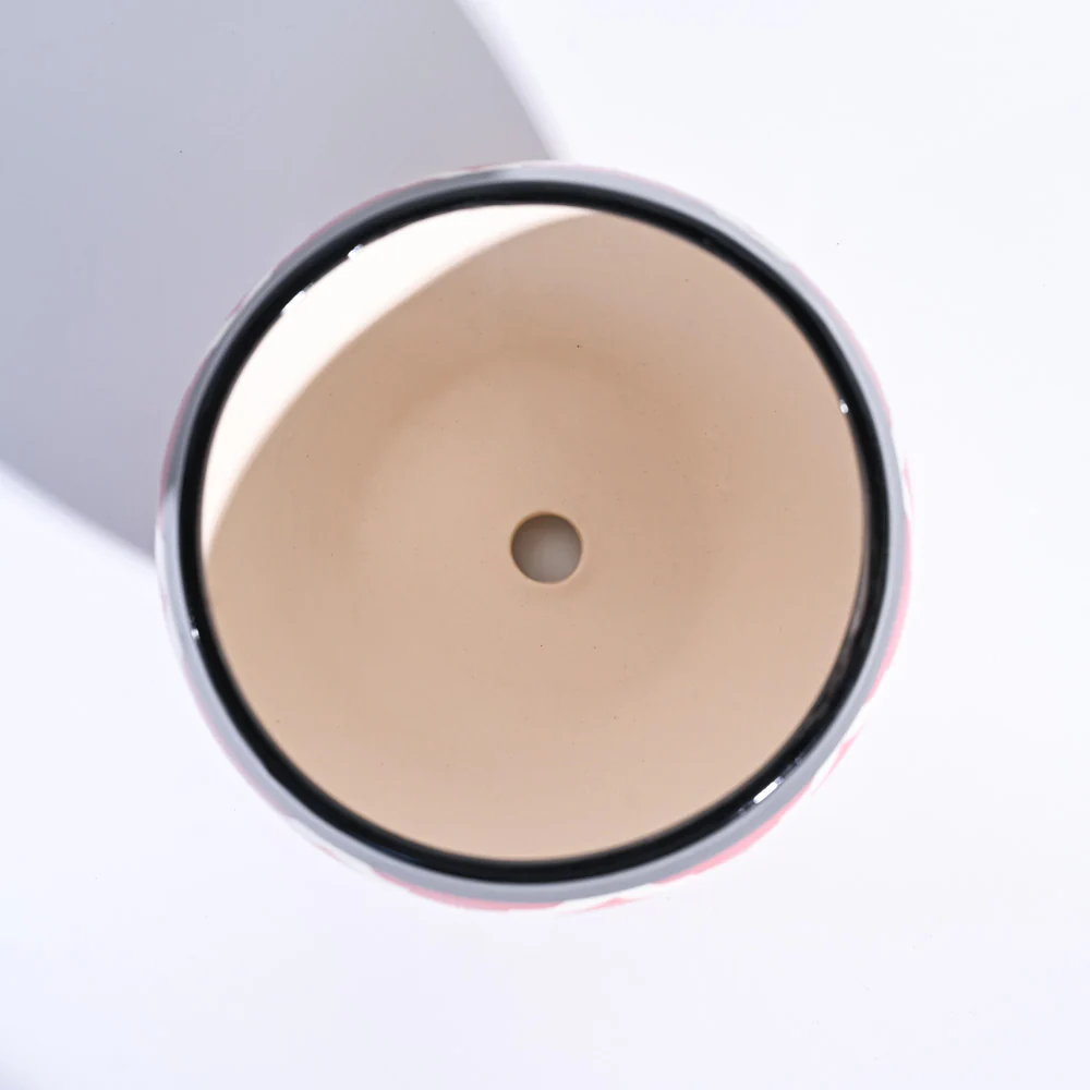 Apple Ceramic Pot (6.6 Inch Diameter) - Image 5