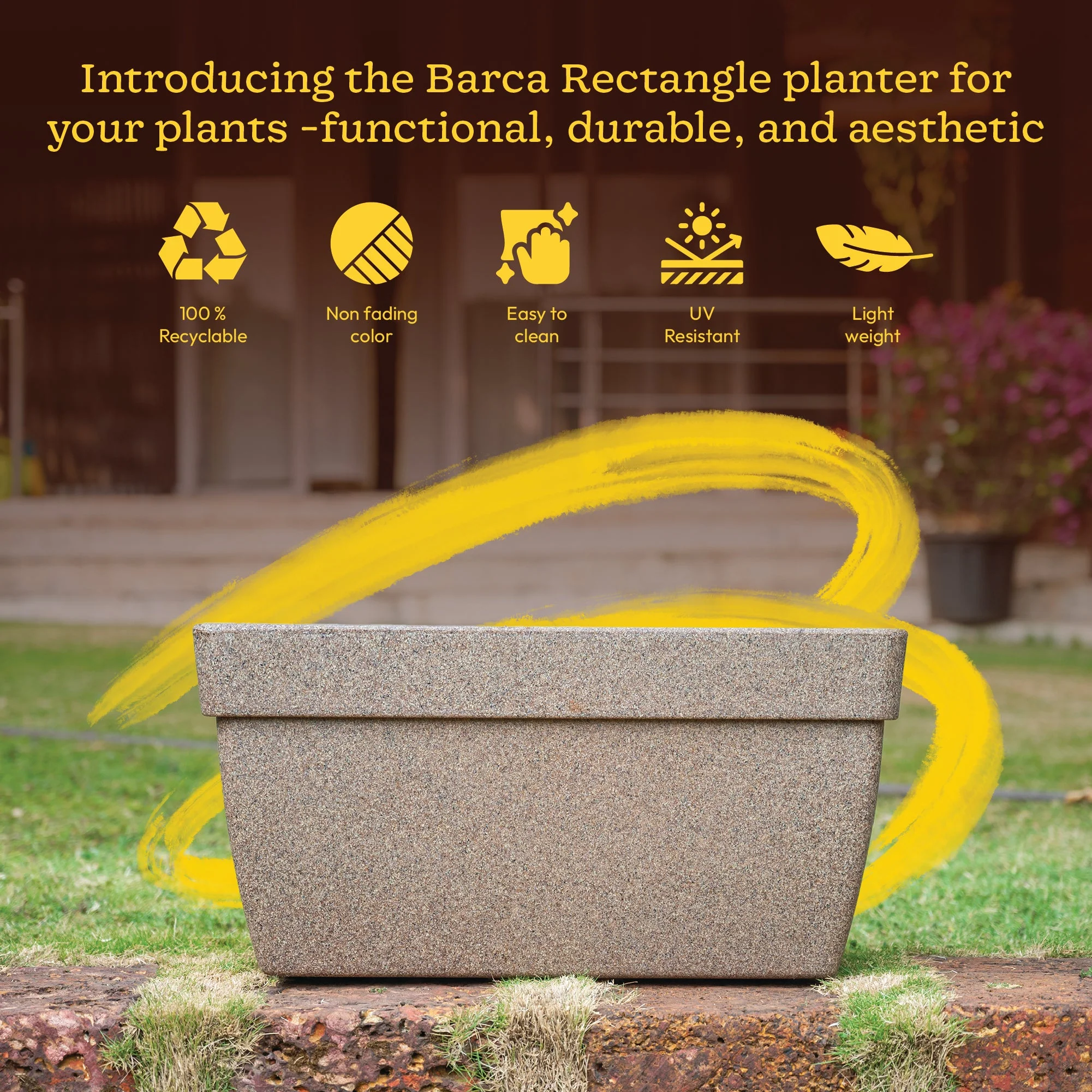 Barca Rectangle Planter - Image 23