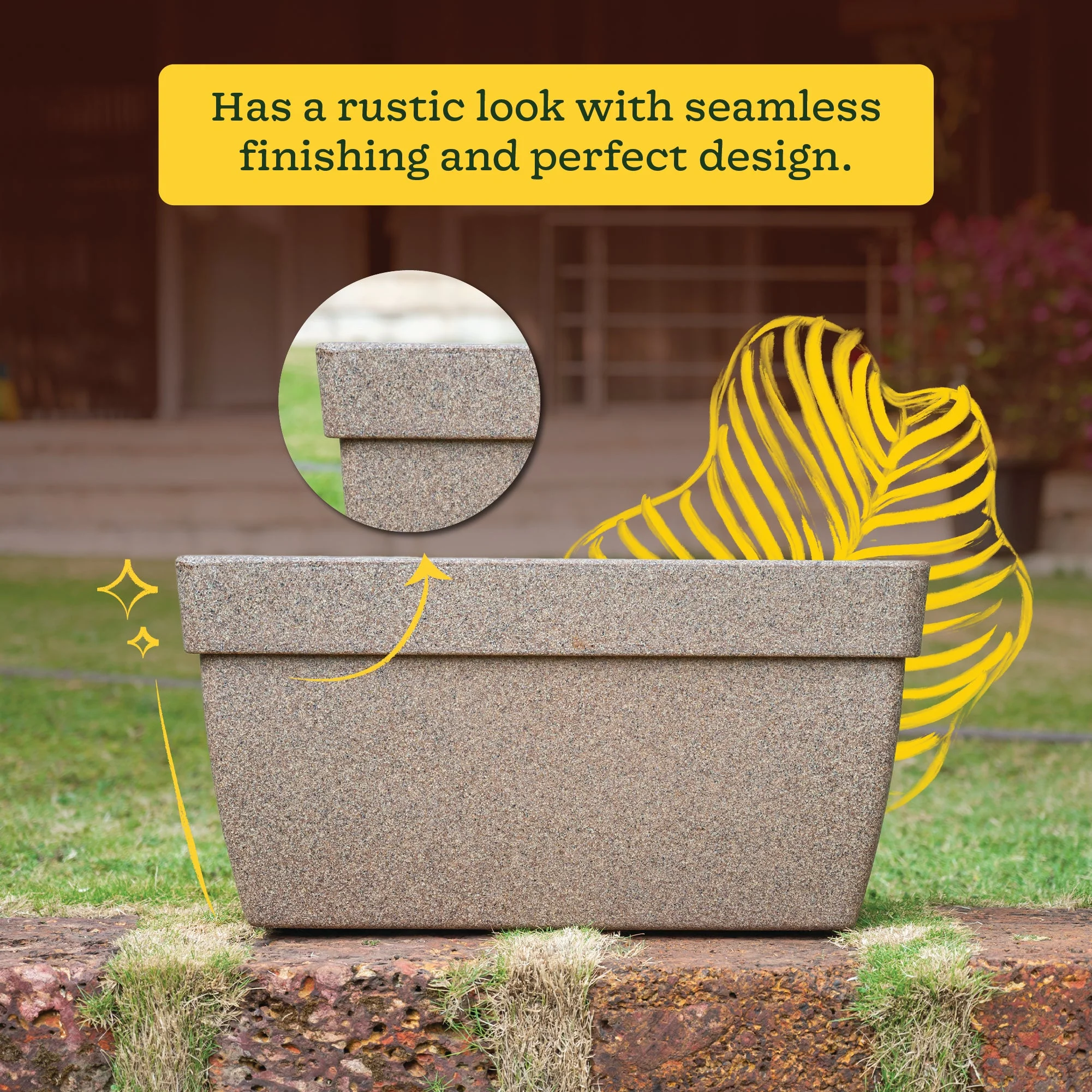 Barca Rectangle Planter - Image 4