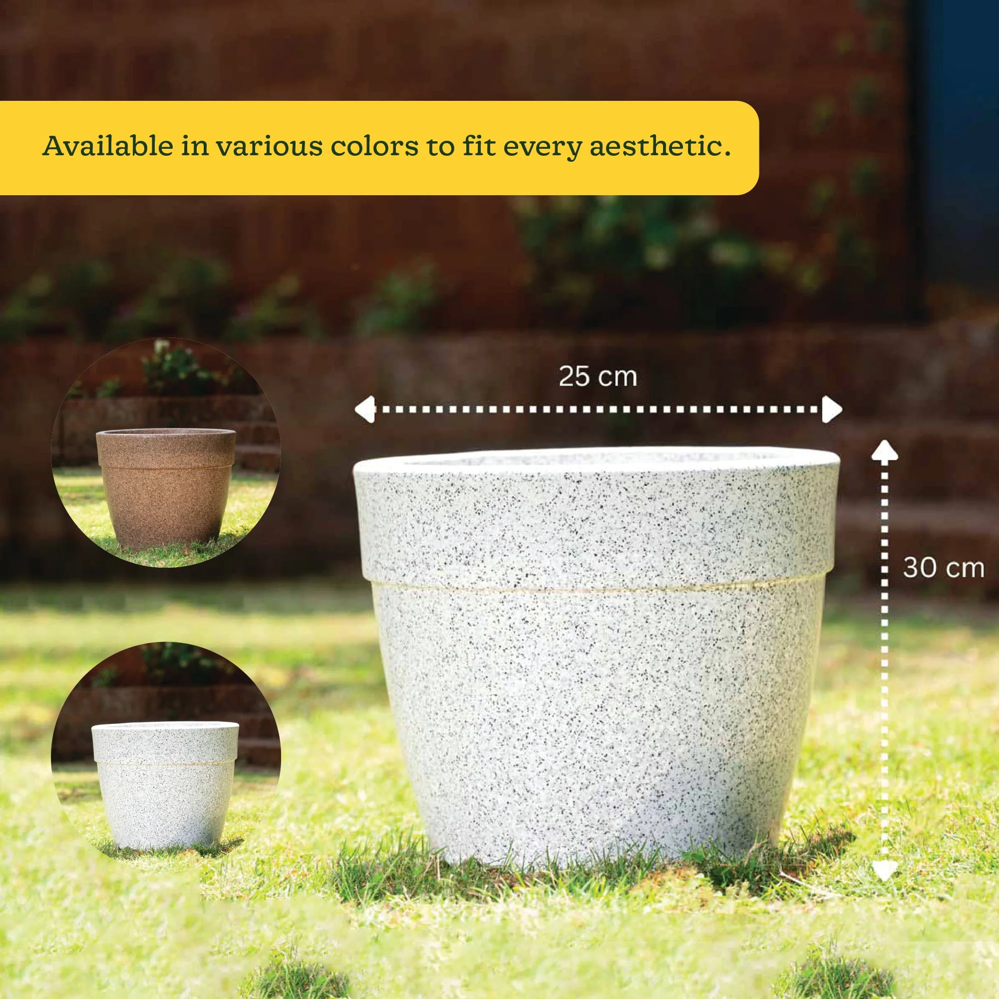 Barca Round Planter - Image 14