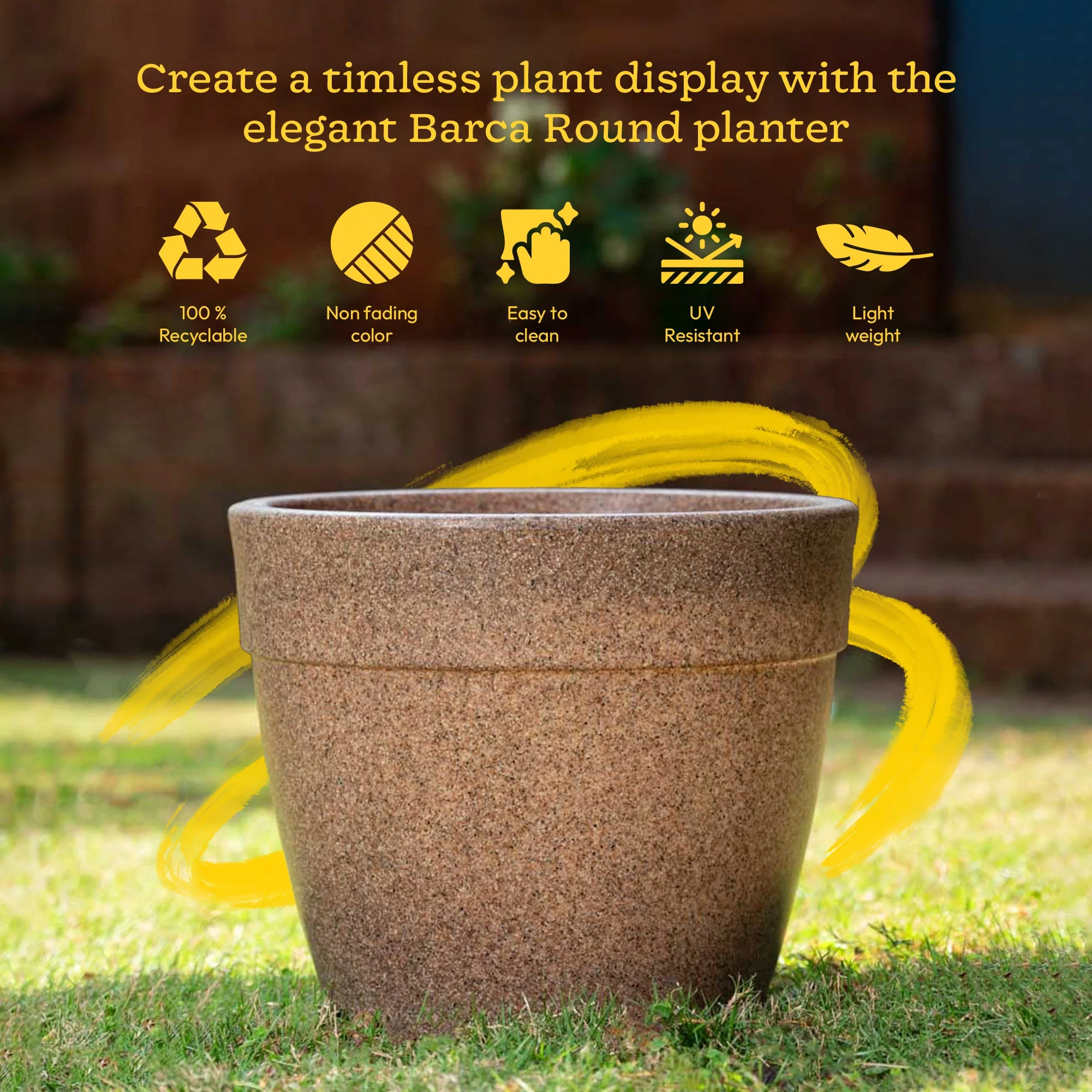 Barca Round Planter - Image 16