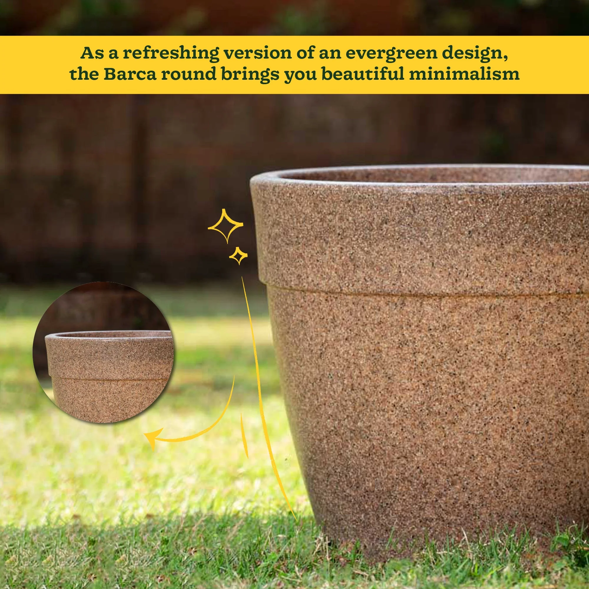 Barca Round Planter - Image 25