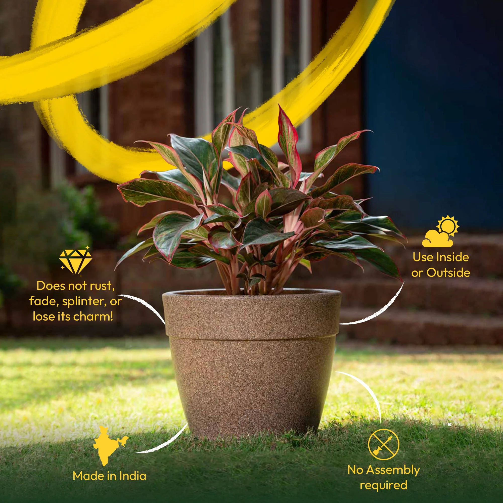 Barca Round Planter - Image 6