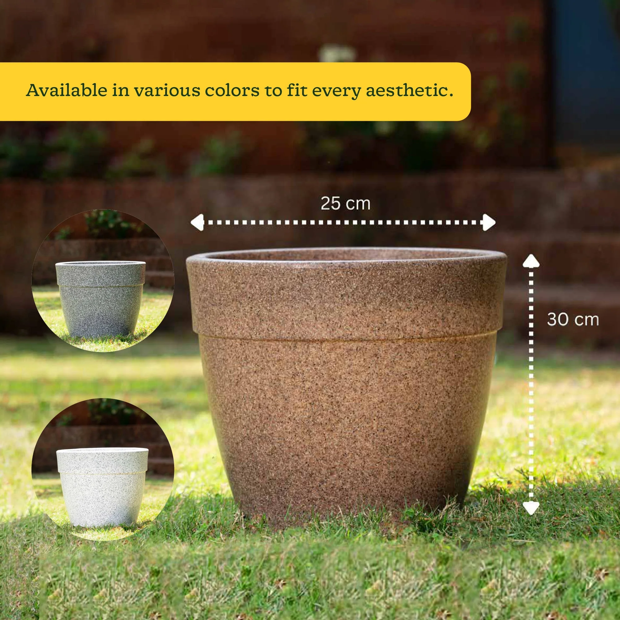Barca Round Planter - Image 7