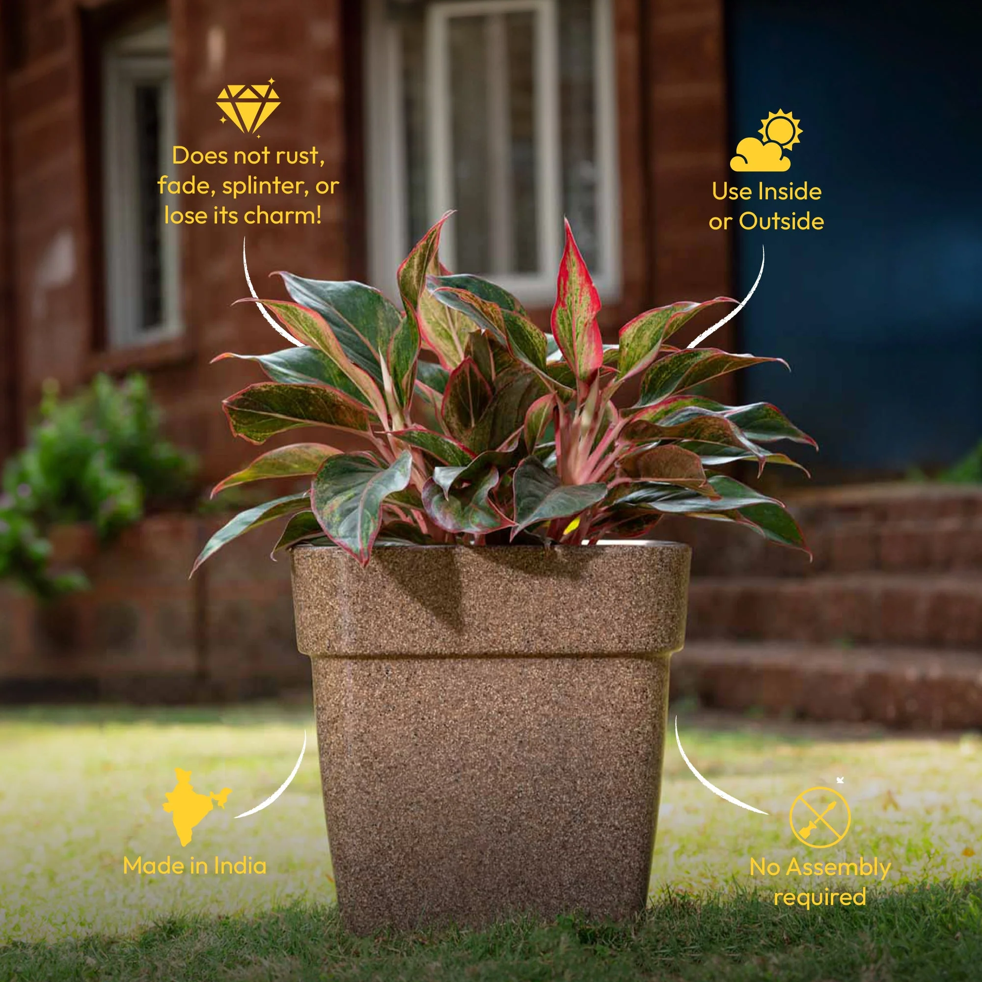 Barca Square Planter - Image 13