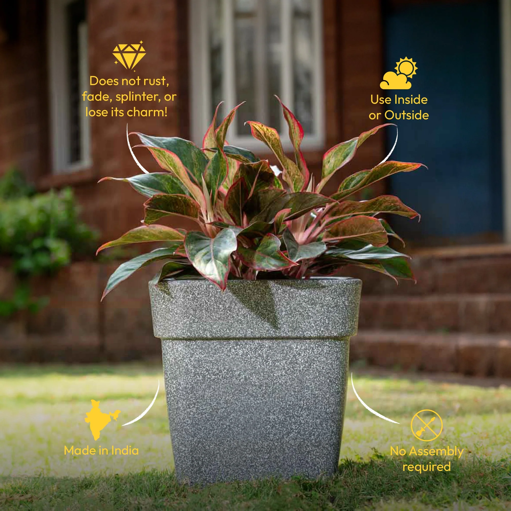 Barca Square Planter - Image 20