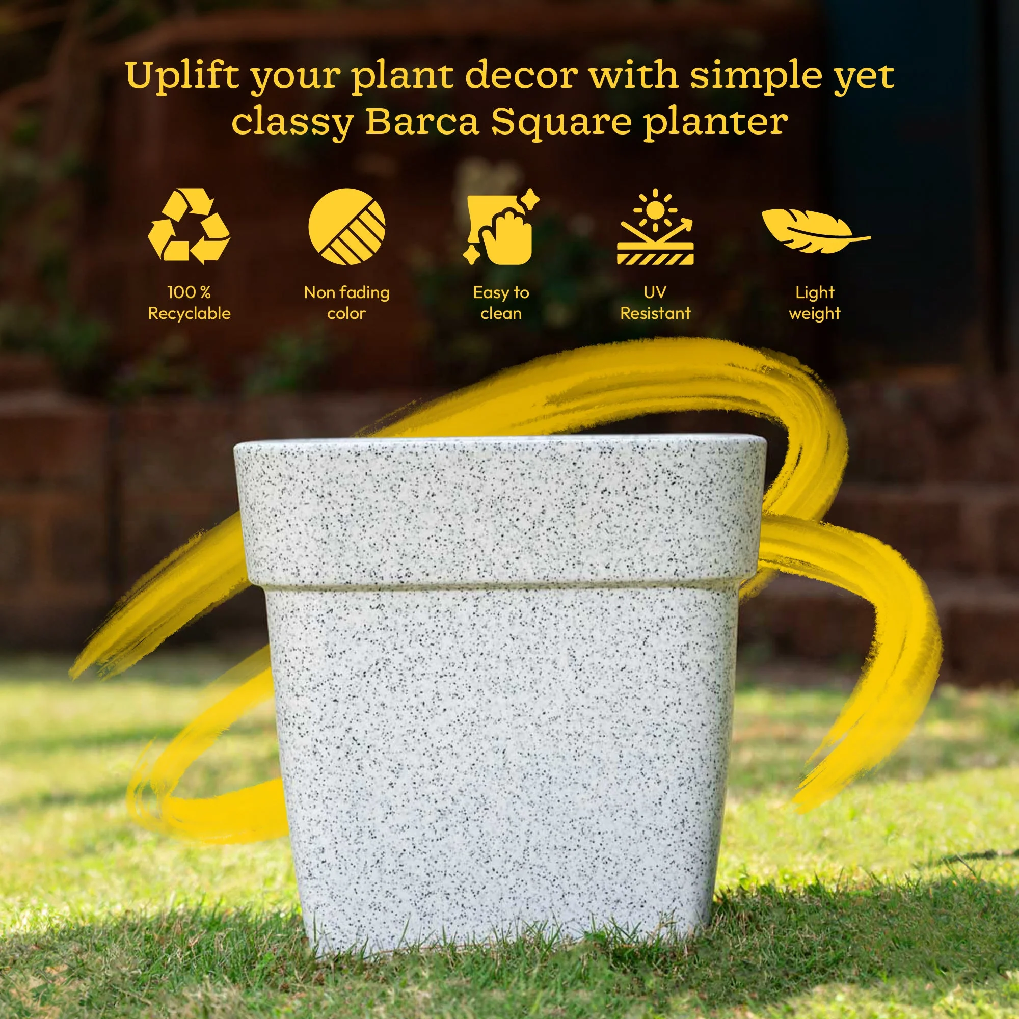 Barca Square Planter - Image 23
