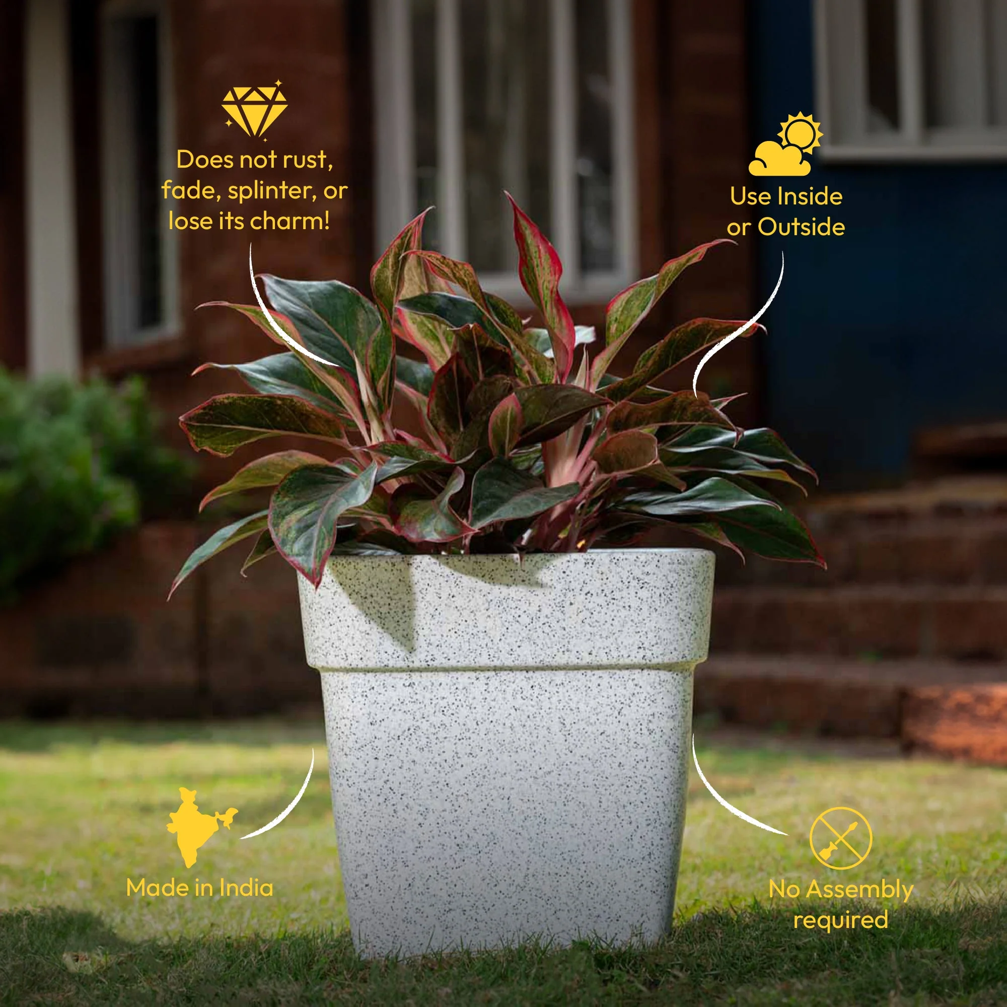 Barca Square Planter - Image 27