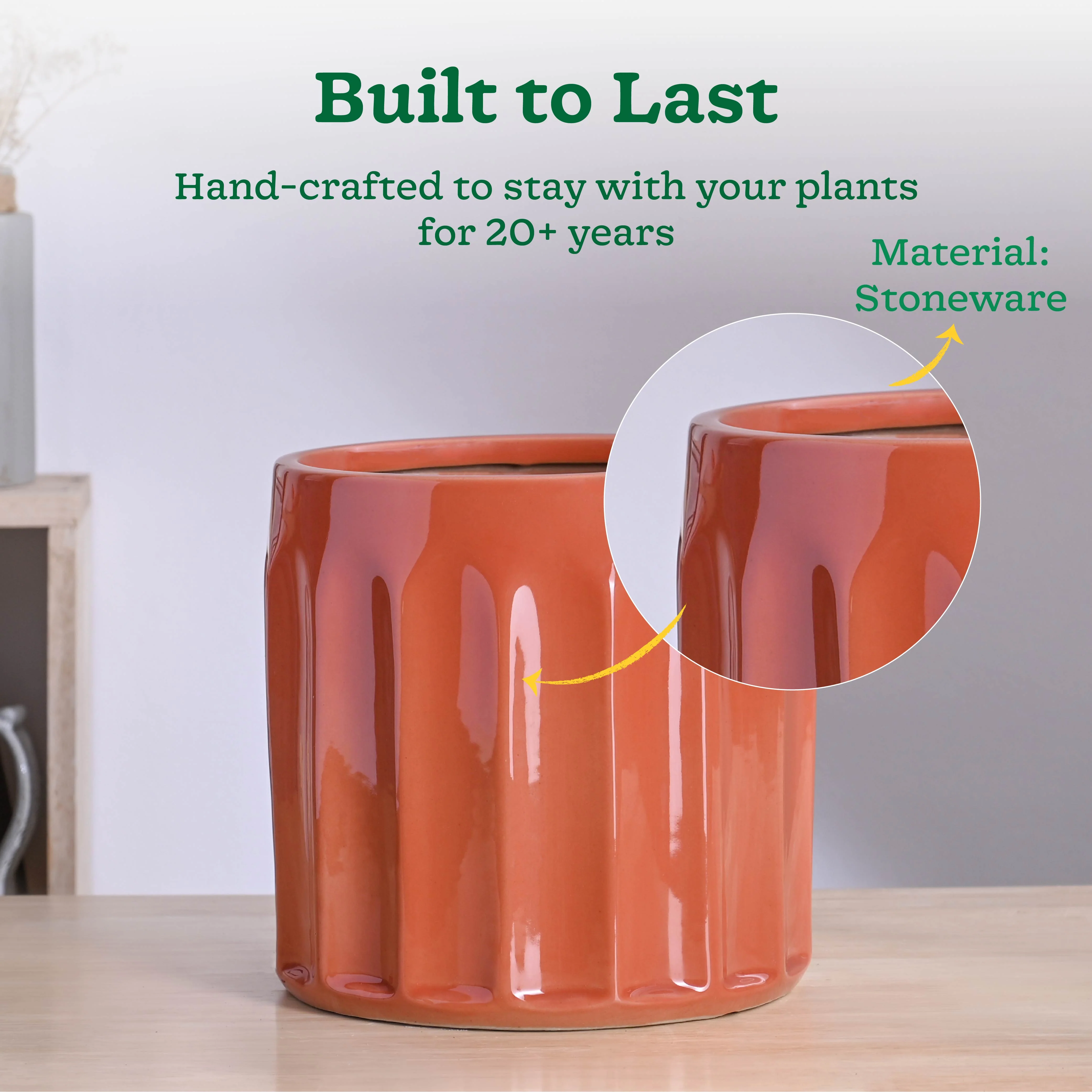 Blushing Sun Ceramic Planter - Image 31