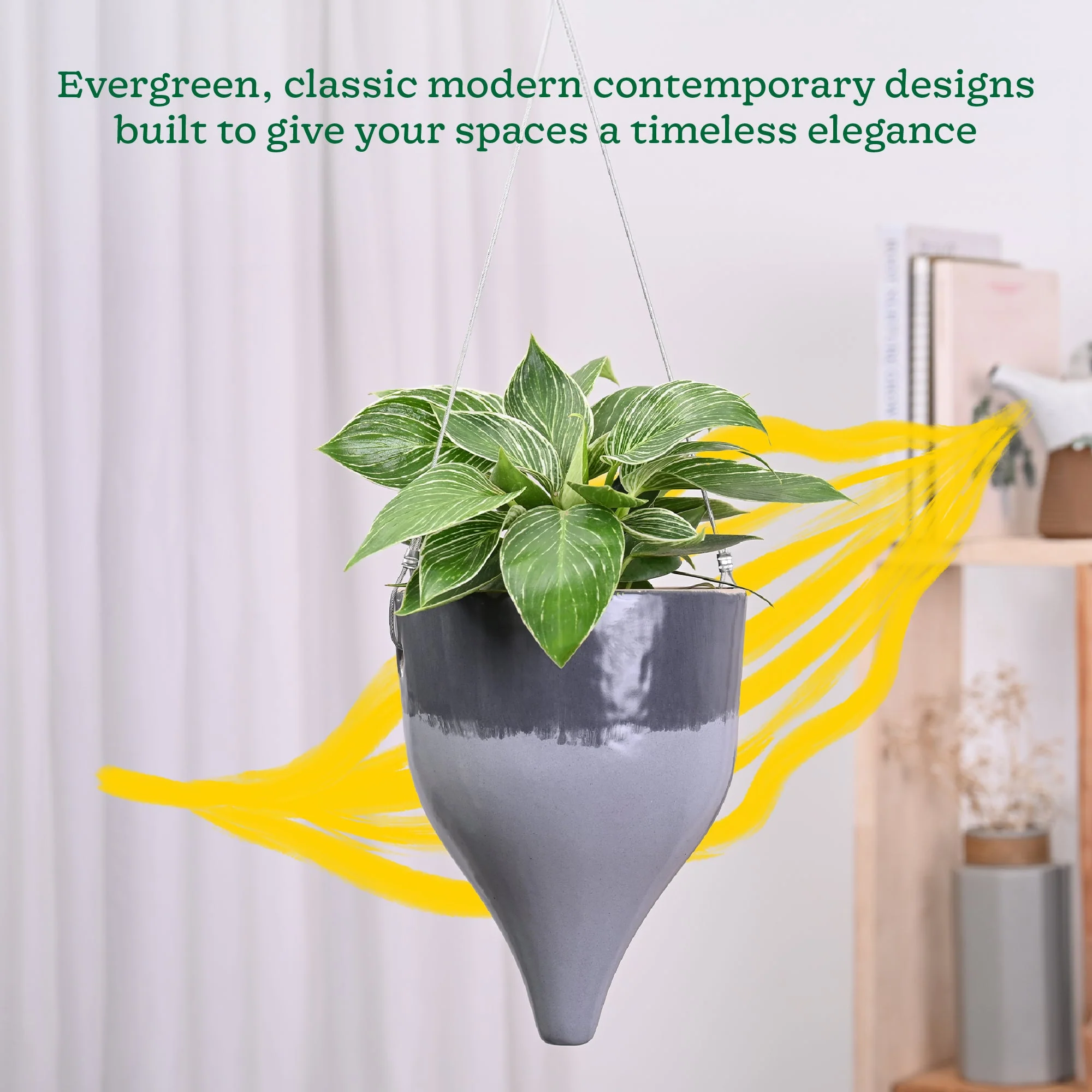 Ceramic Hanging Pot Cosmic Stone - Image 2