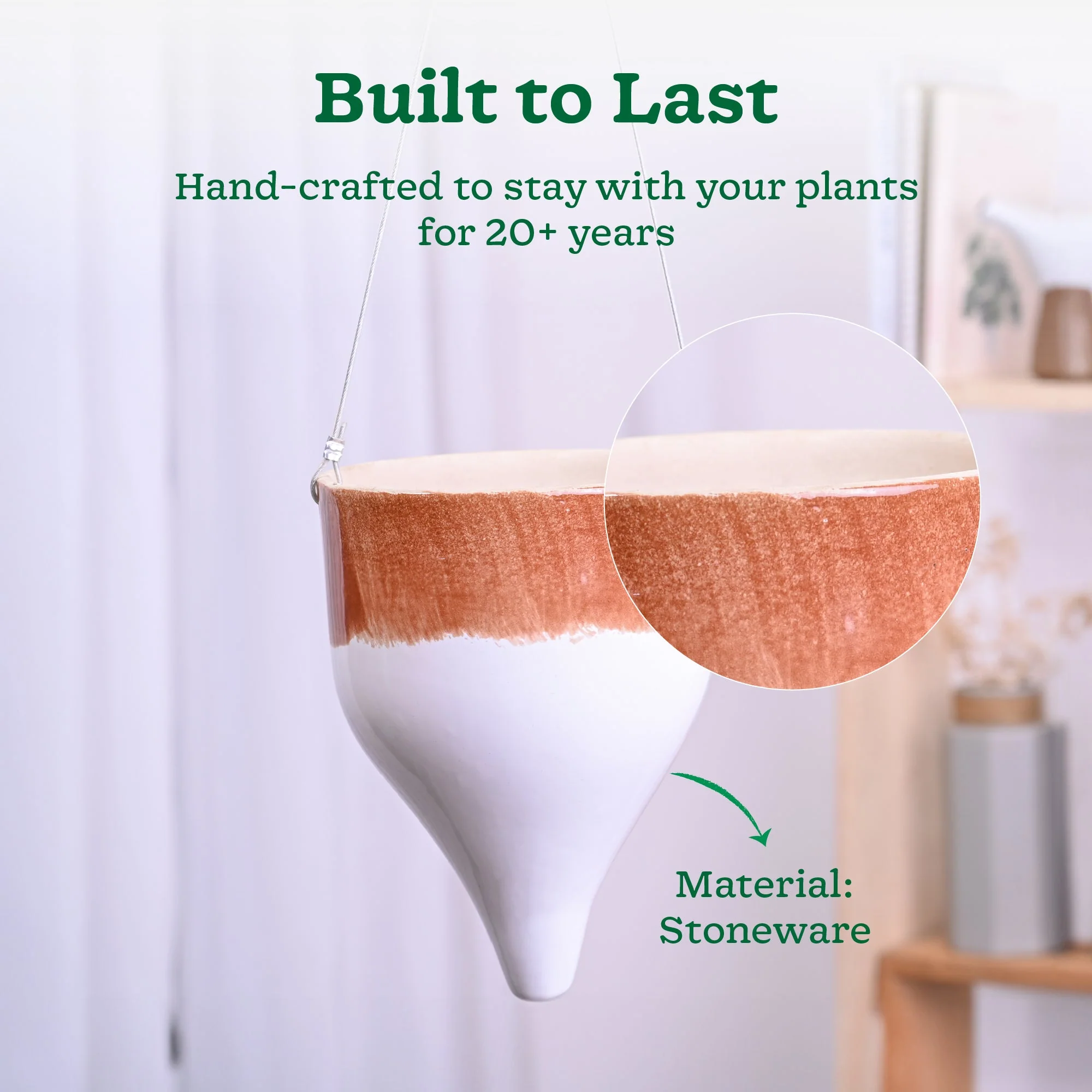 Ceramic Hanging Pot Cosmic Stone - Image 30