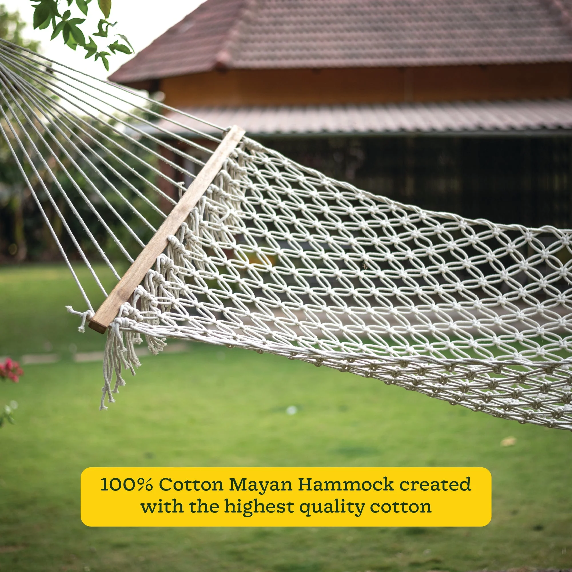 Cotton Mayan Hammock - Image 3