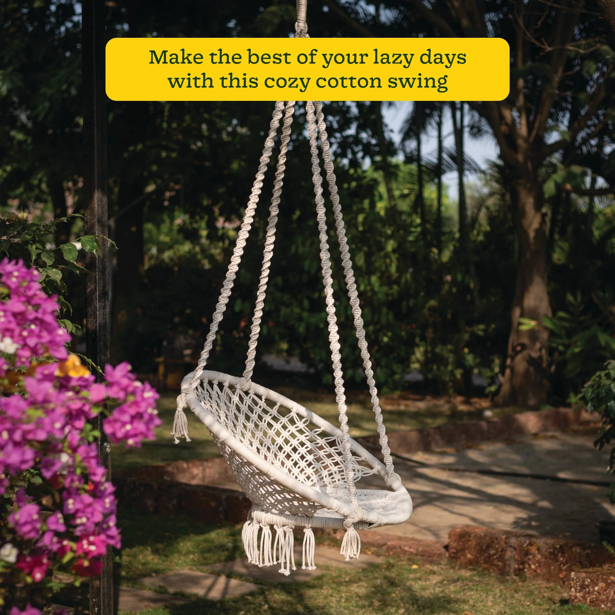 Cotton Rope Swing - Image 6