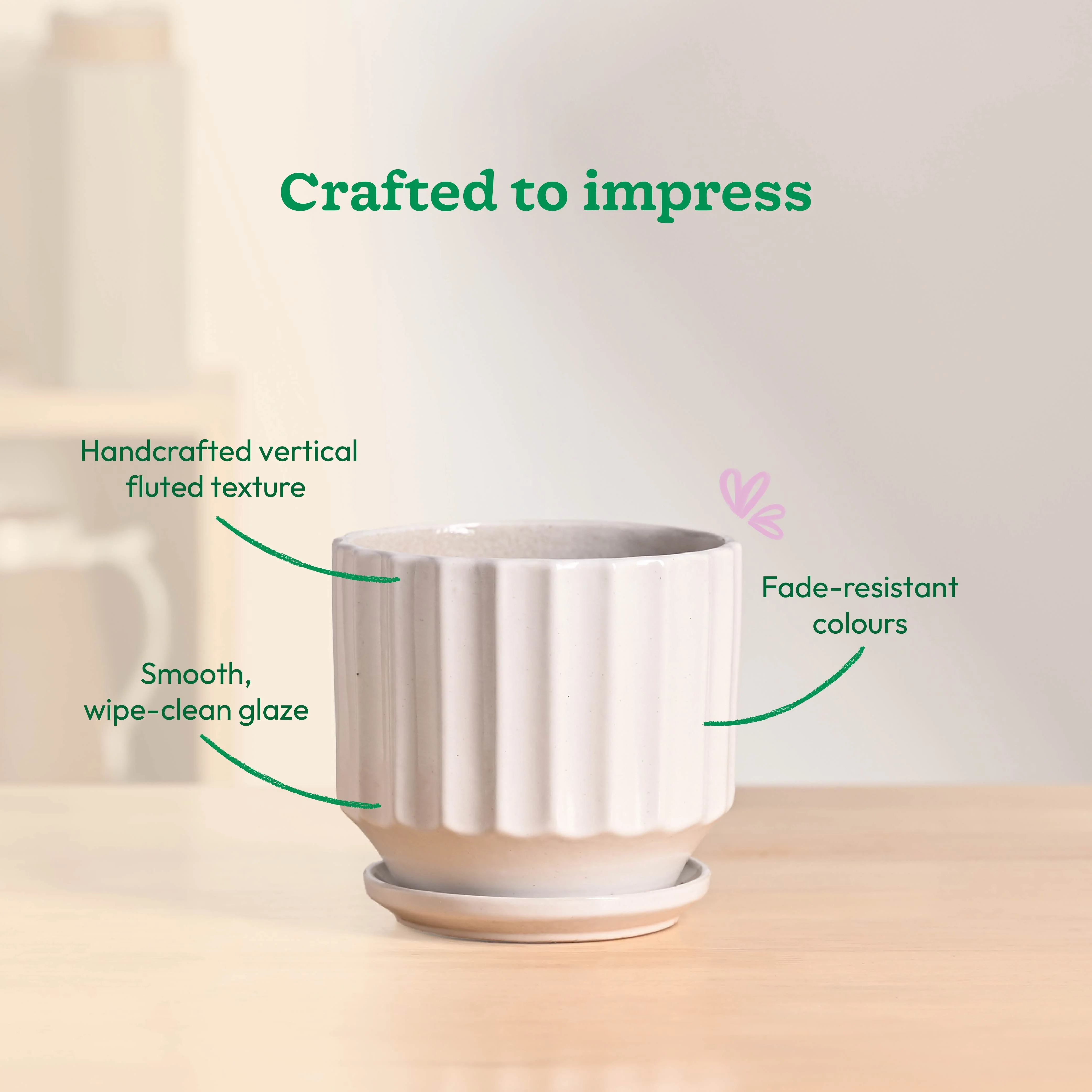 Frosted Ceramic Pot - Image 35