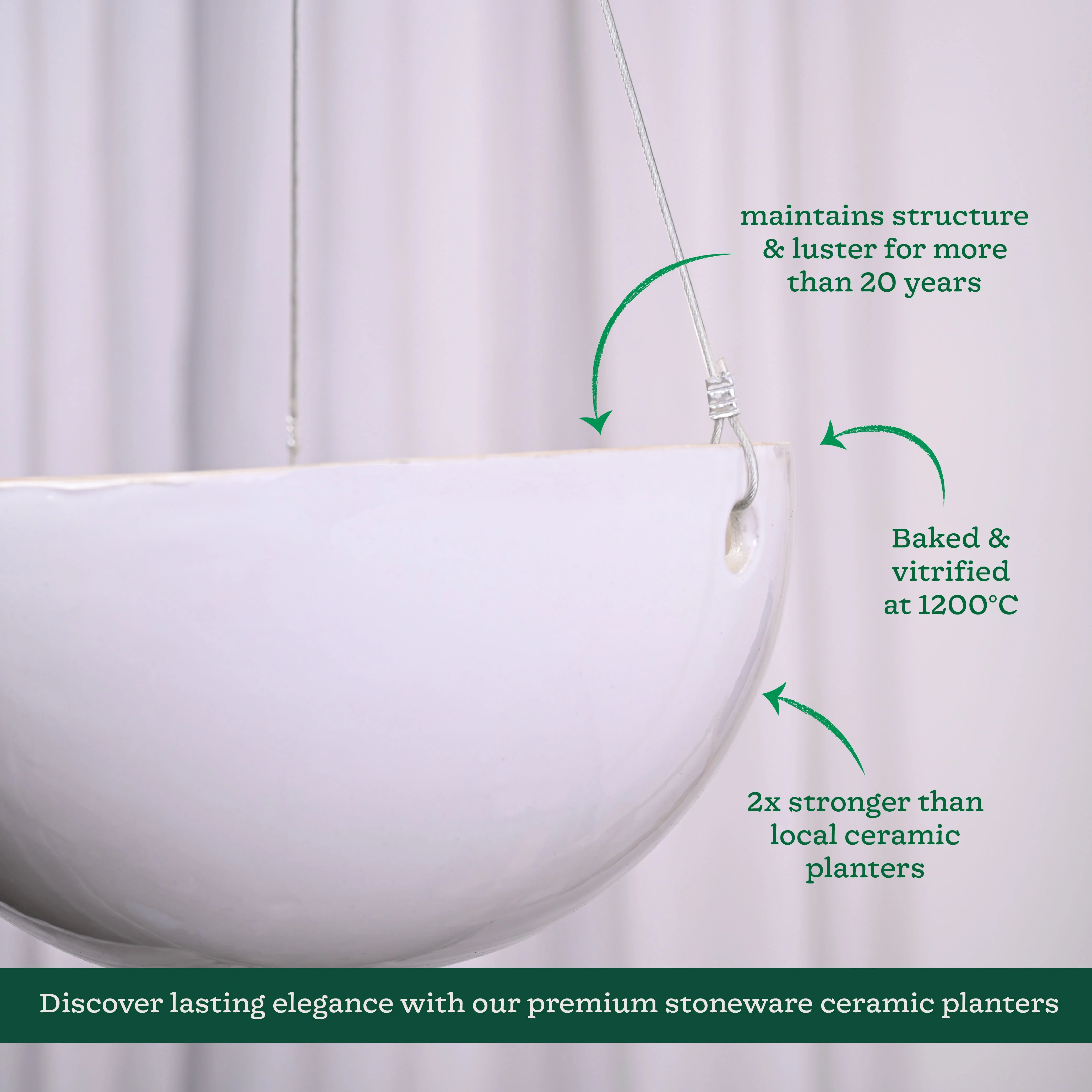 Hanging Ceramic Planters Petrichor Smite - Image 50