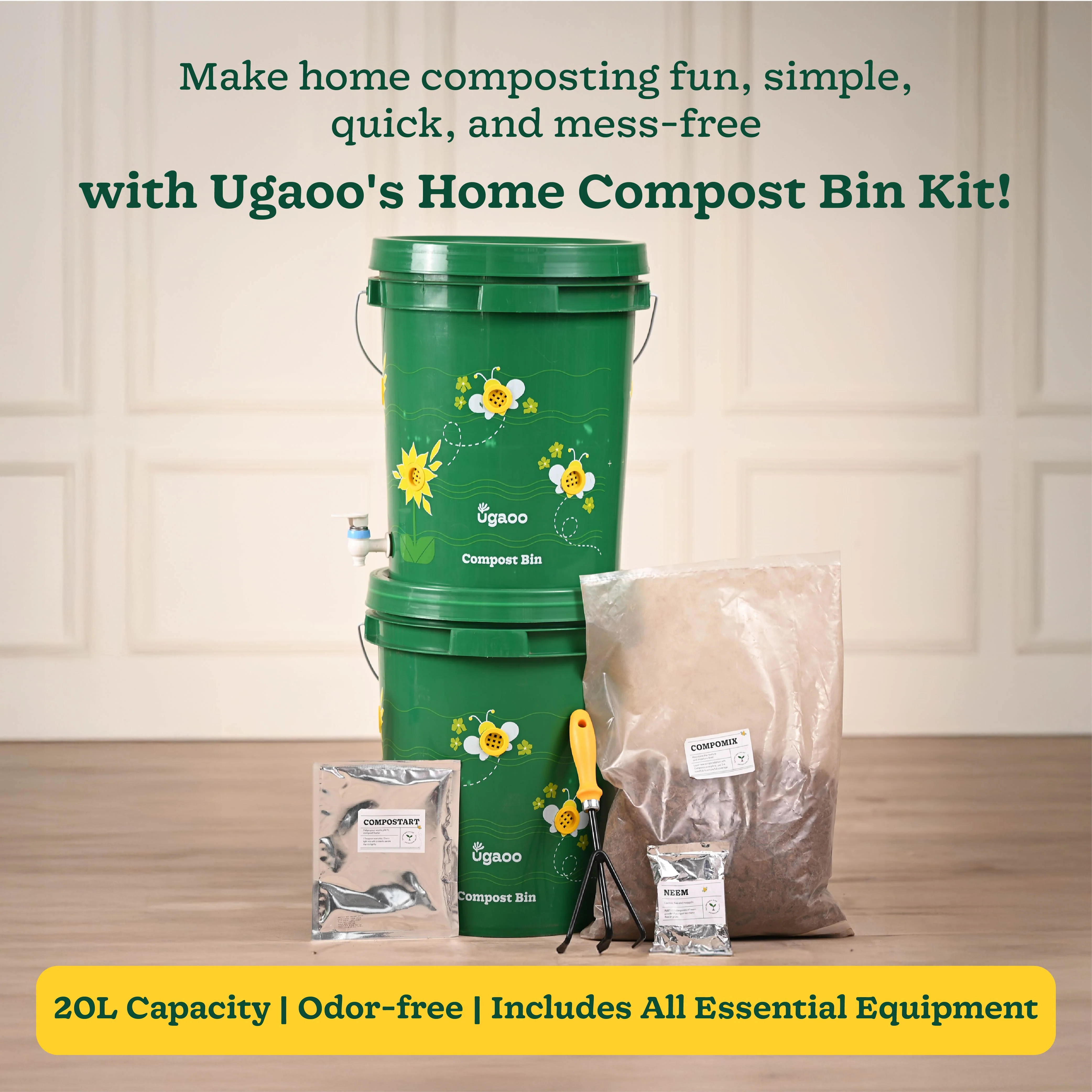 Home Compost Bin Kit - 20 Liter - Image 14
