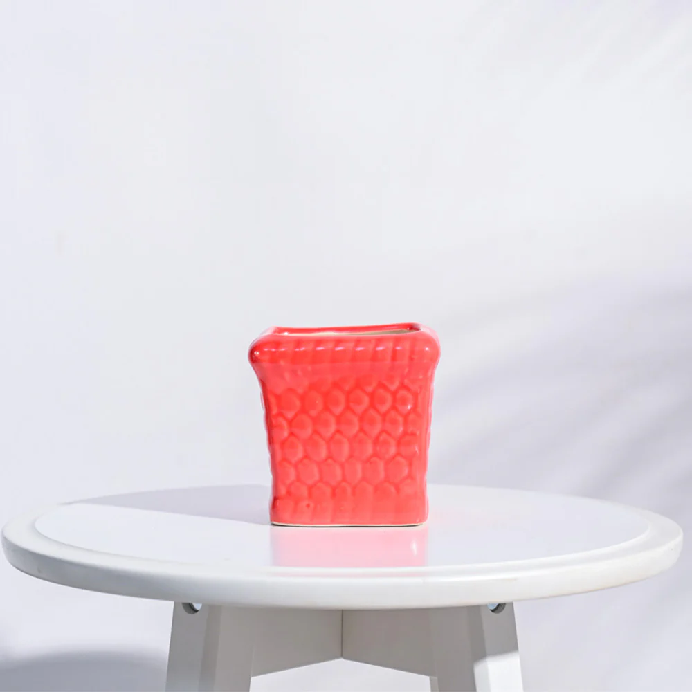 Honeycomb Ceramic Pot (4 Inch Width) - Image 3