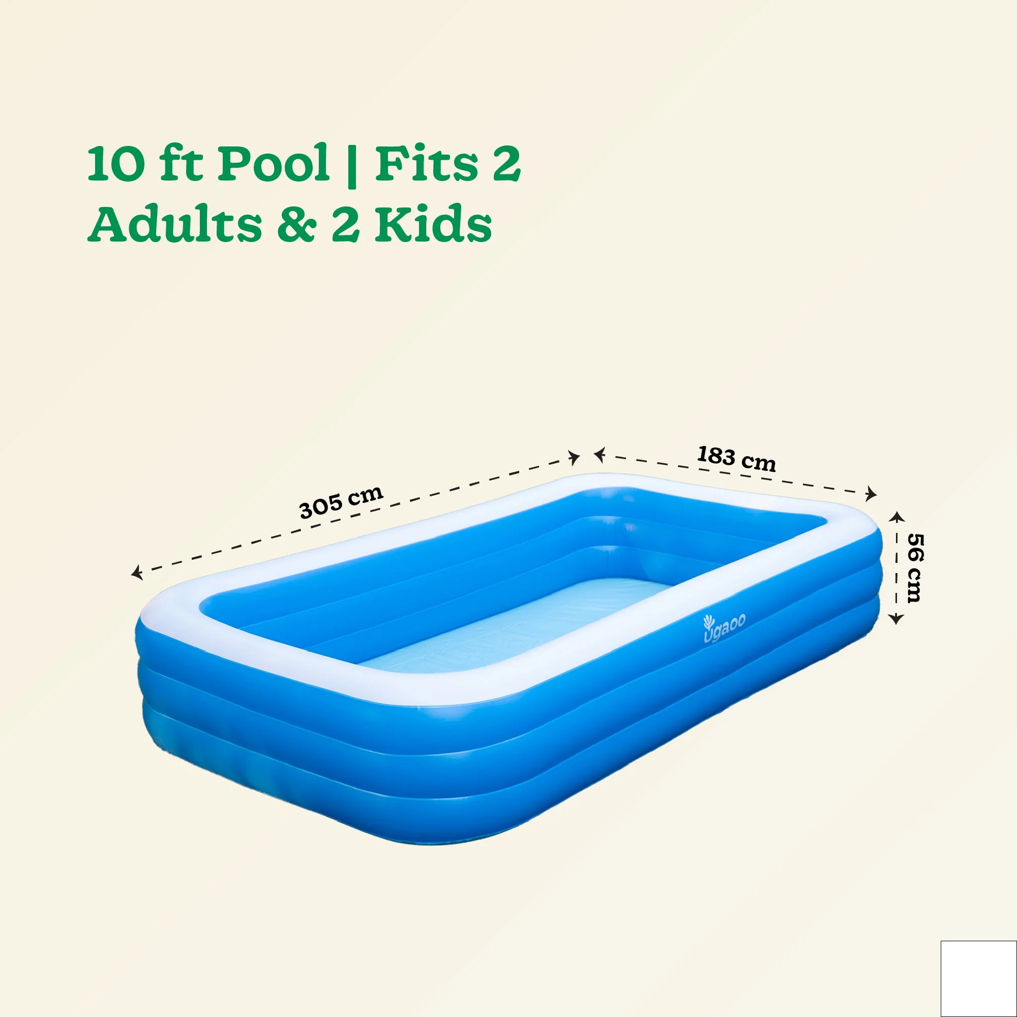 Inflatable Swimming Pool for Adults & Kids - Image 16