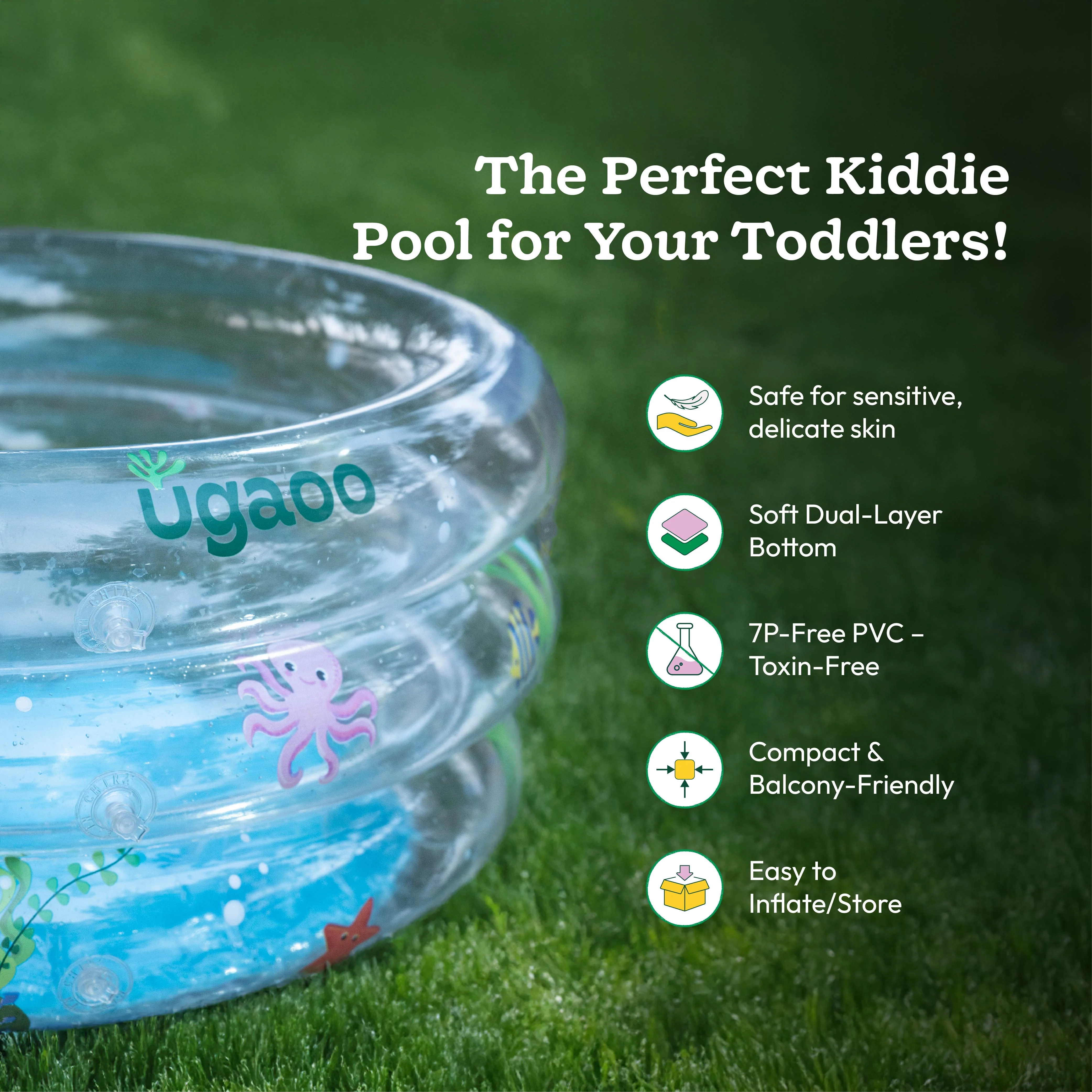 Inflatable Swimming Pool for Adults & Kids - Image 3