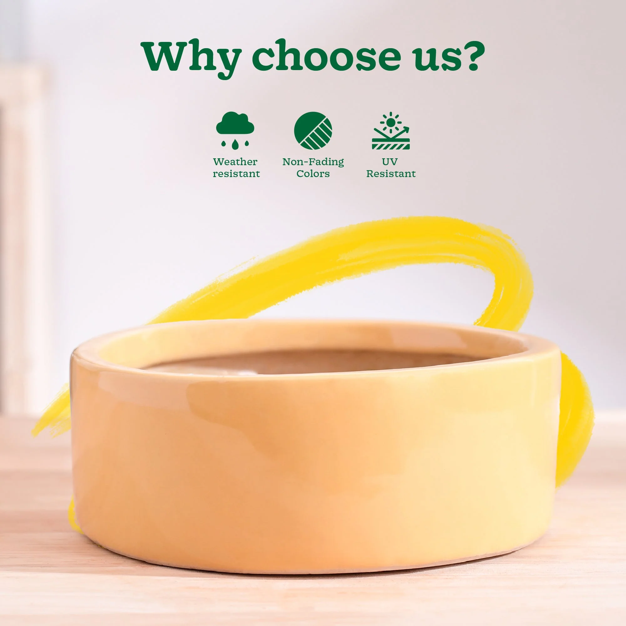 Lilac Stories Flat Ceramic Planter - Image 62