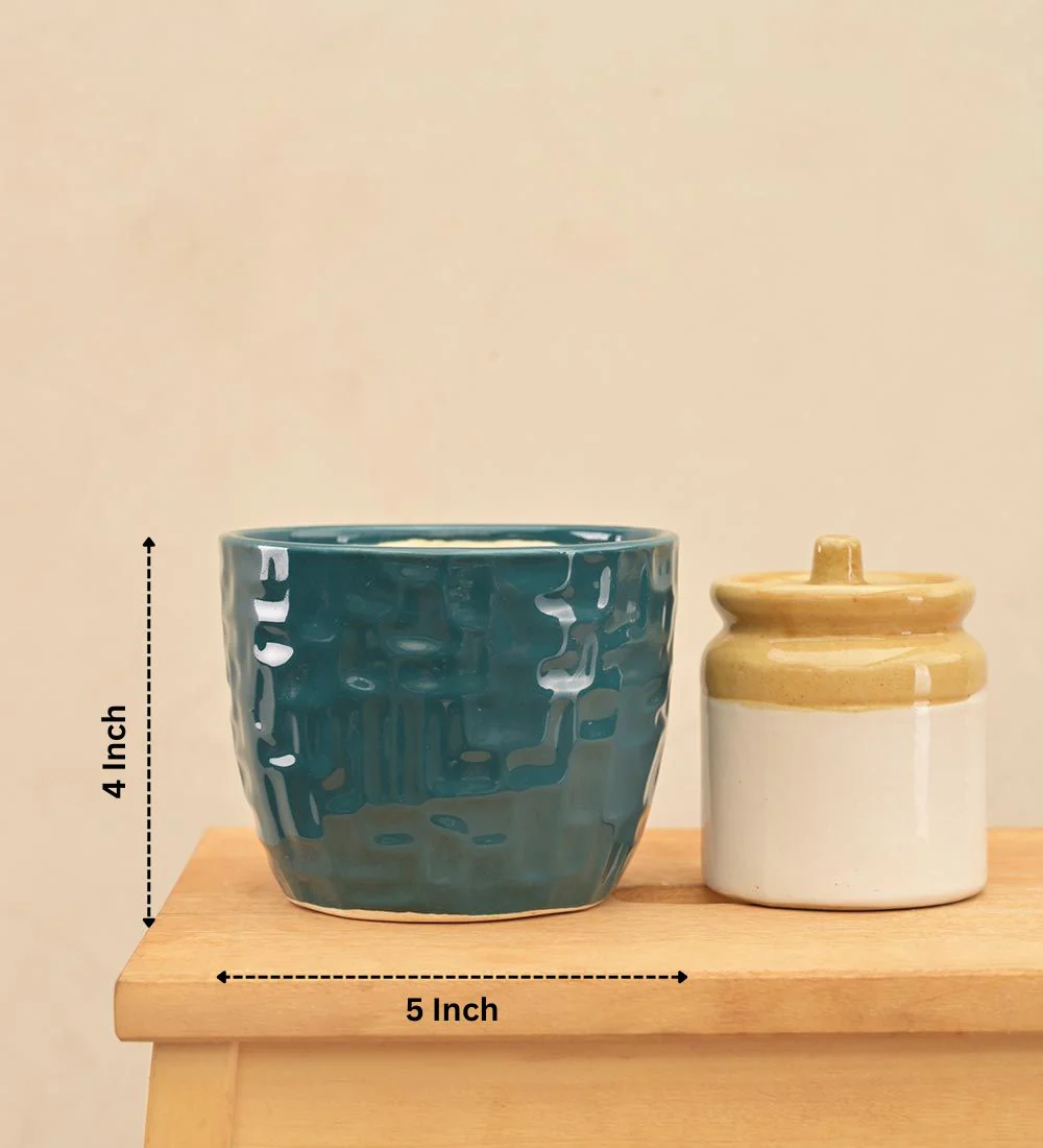 Medallion Ceramic Pot - Image 7