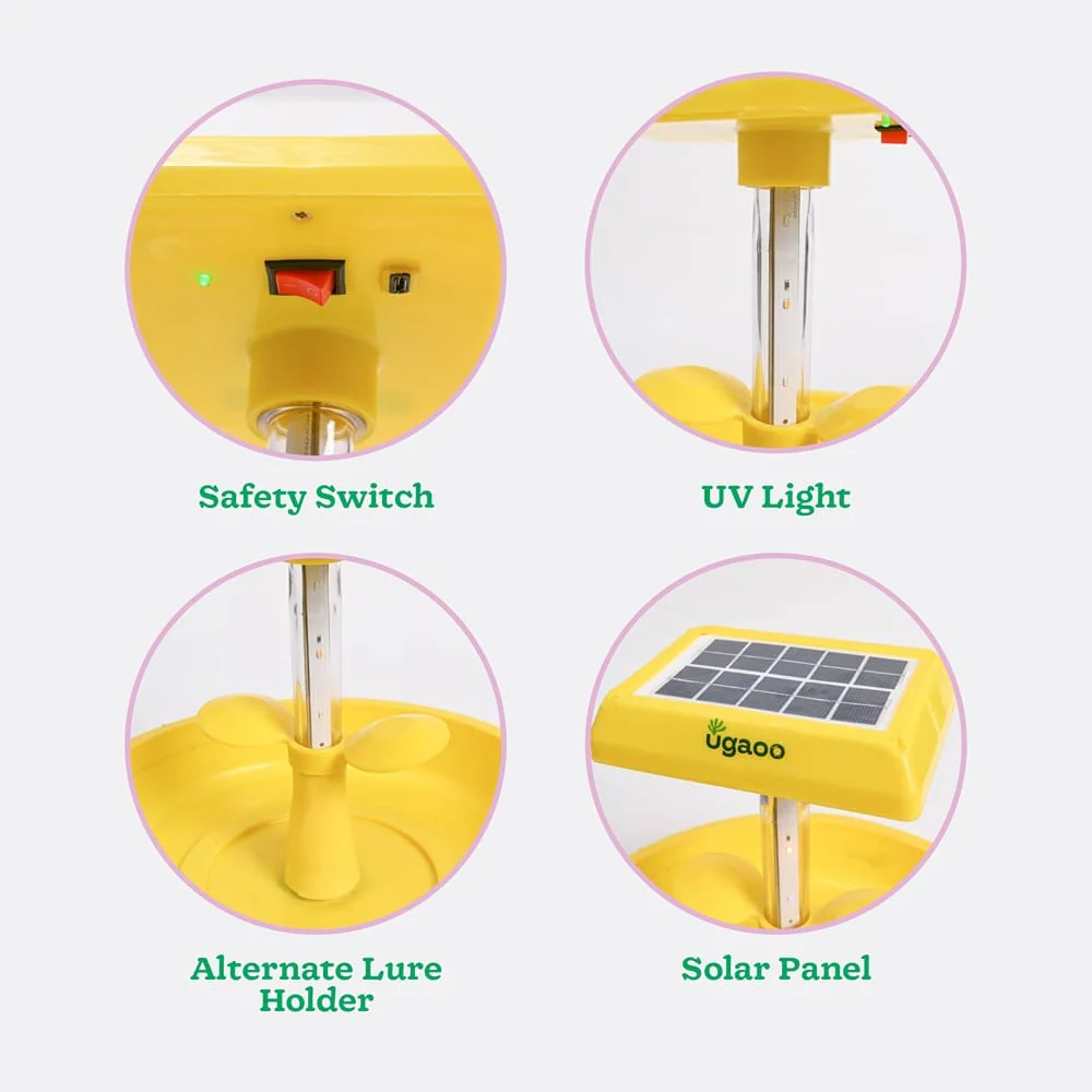 Mini Solar Light Insect Trap, Fly Killer Machine - Image 3