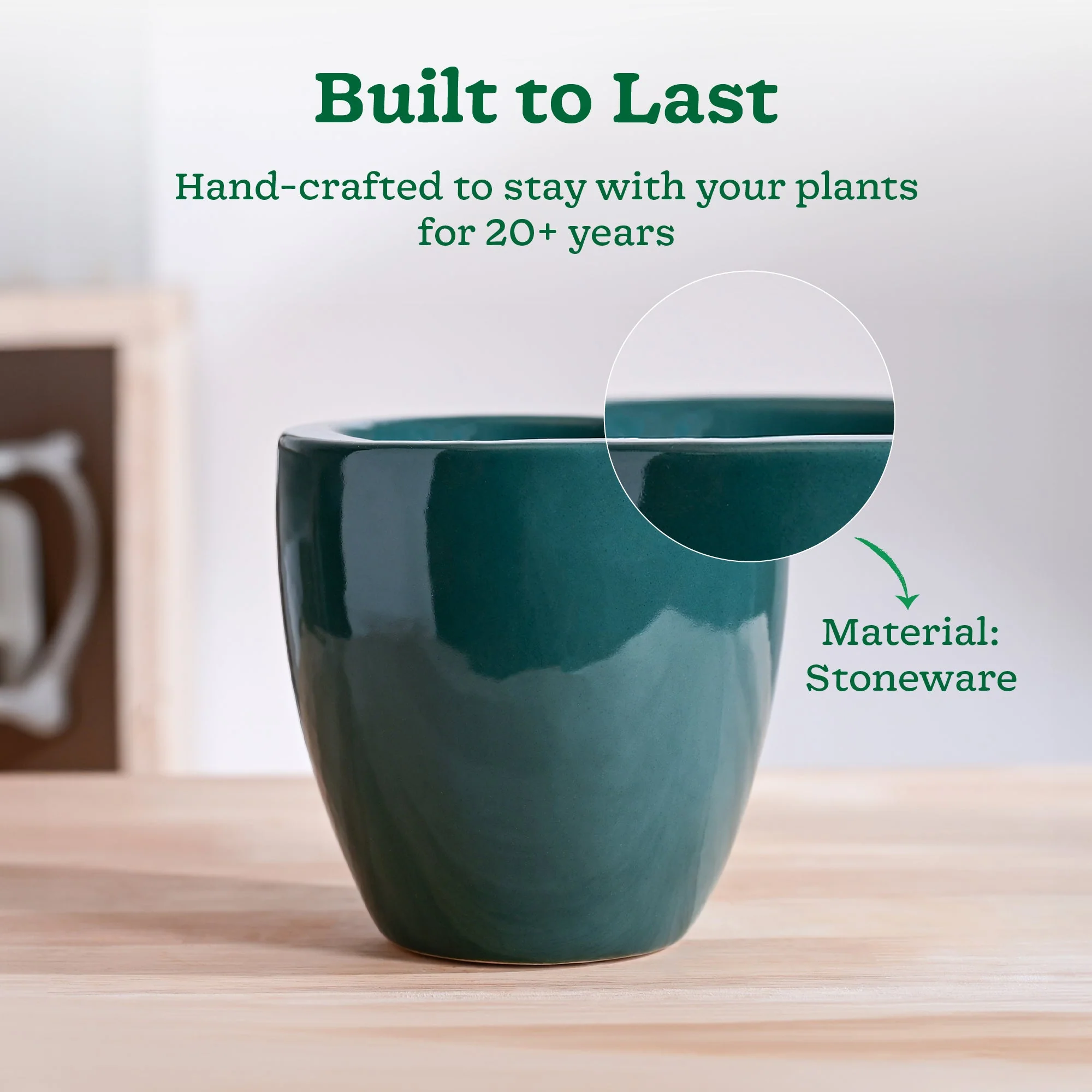 Nature's Hum Slim Ceramic Planter - Image 11