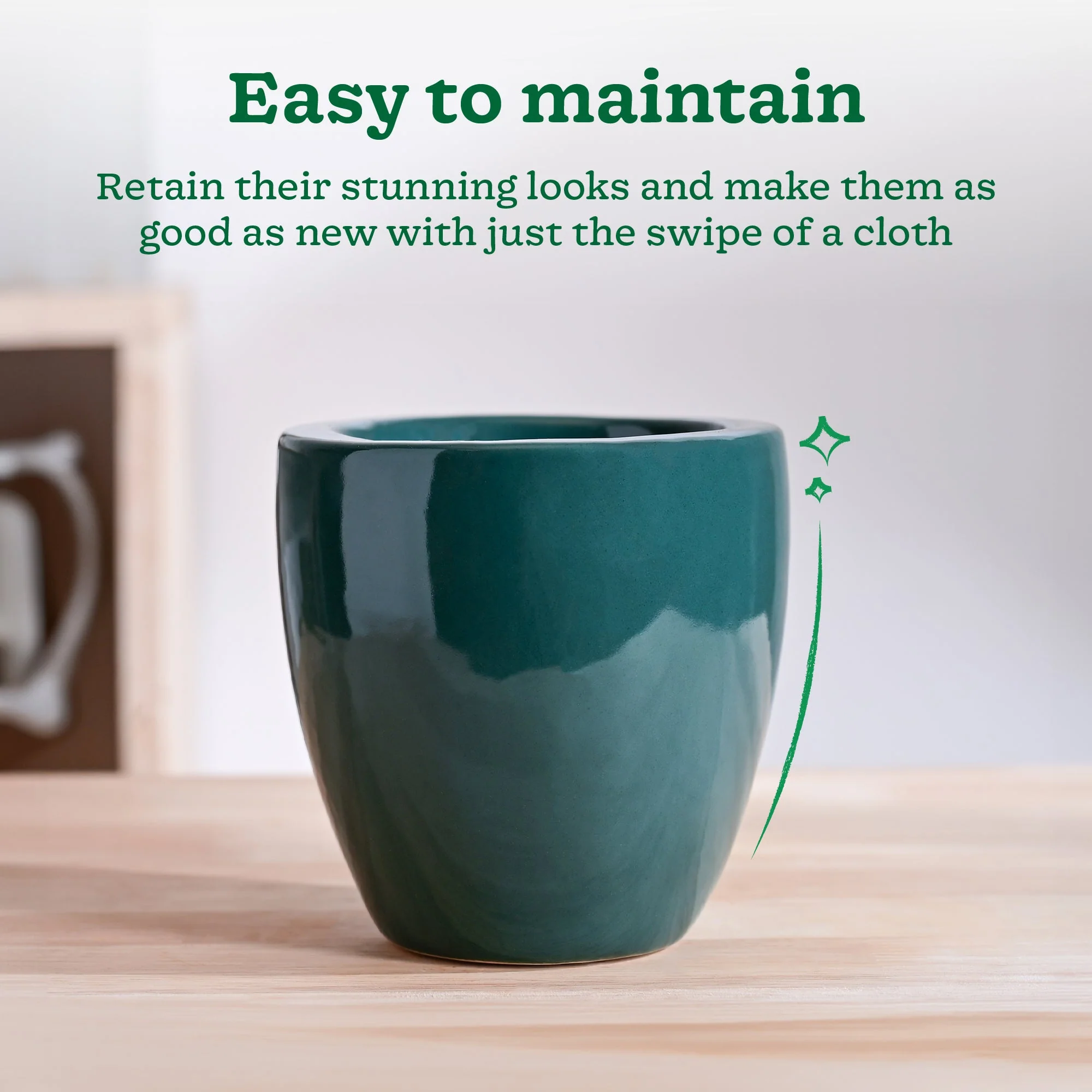 Nature's Hum Slim Ceramic Planter - Image 12