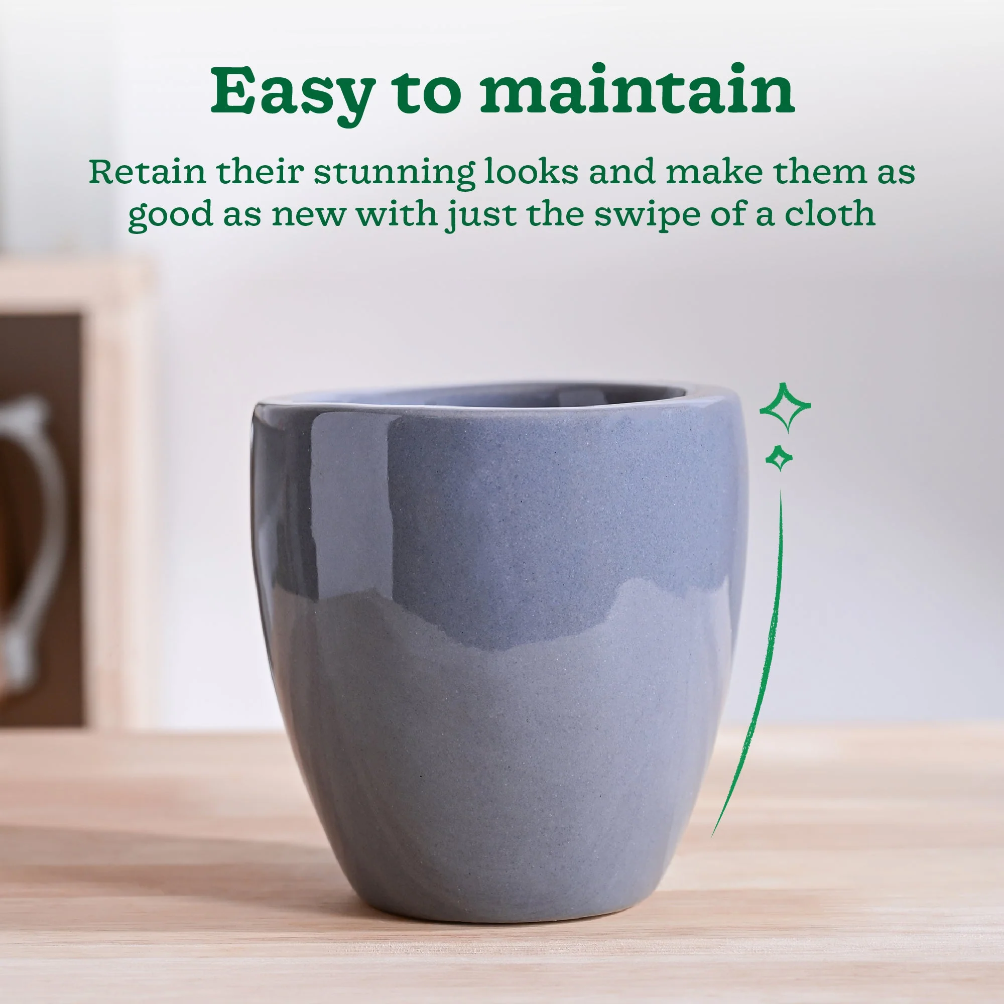 Nature's Hum Slim Ceramic Planter - Image 20