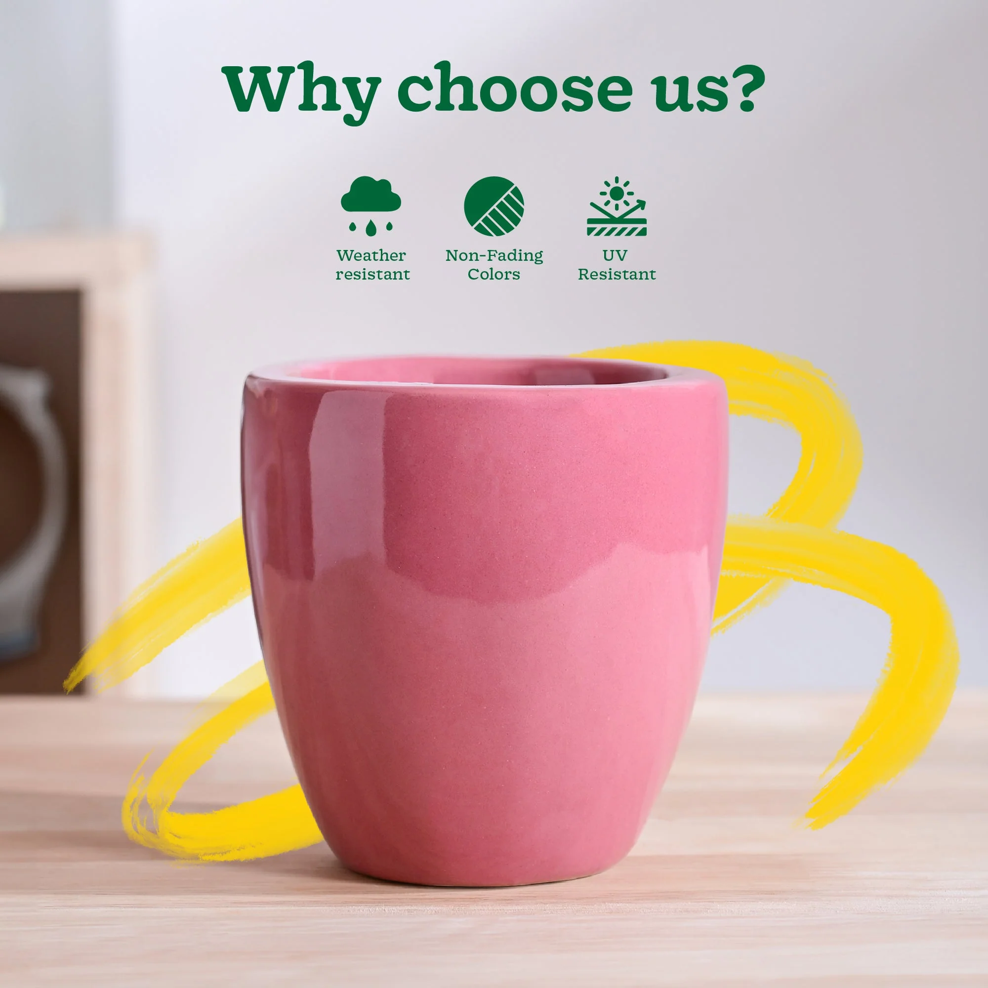 Nature's Hum Slim Ceramic Planter - Image 30