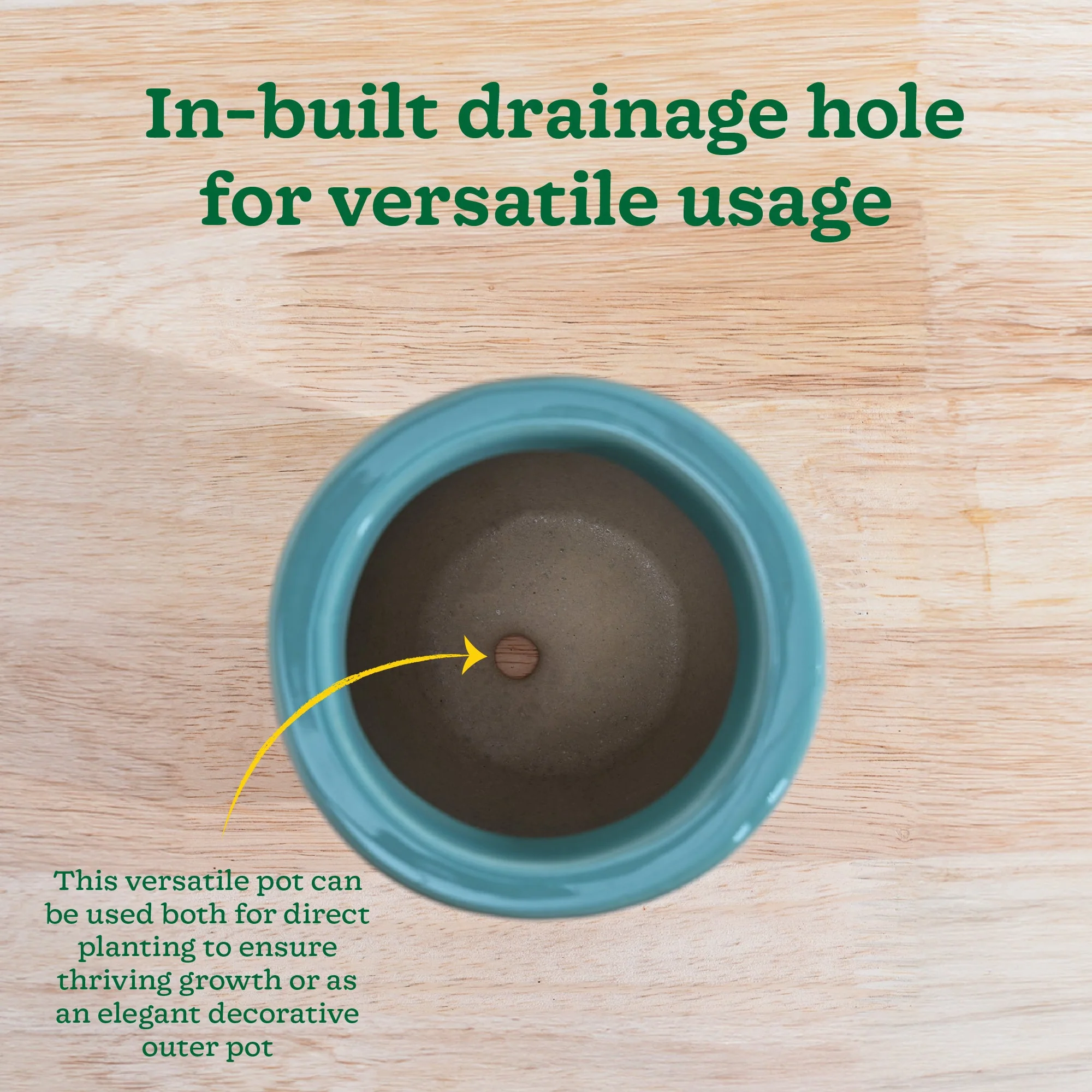 Nature's Hum Slim Ceramic Planter - Image 7