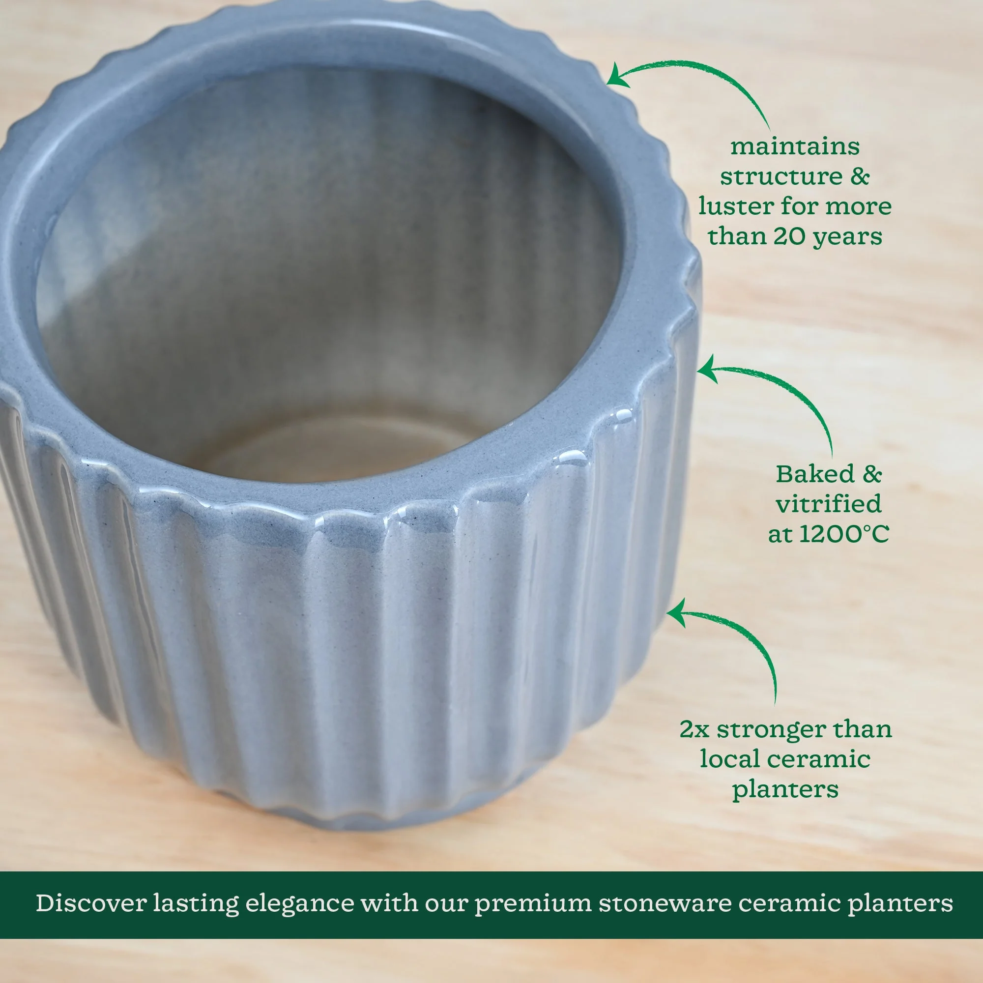 Phoenix ceramic Planter - Image 12