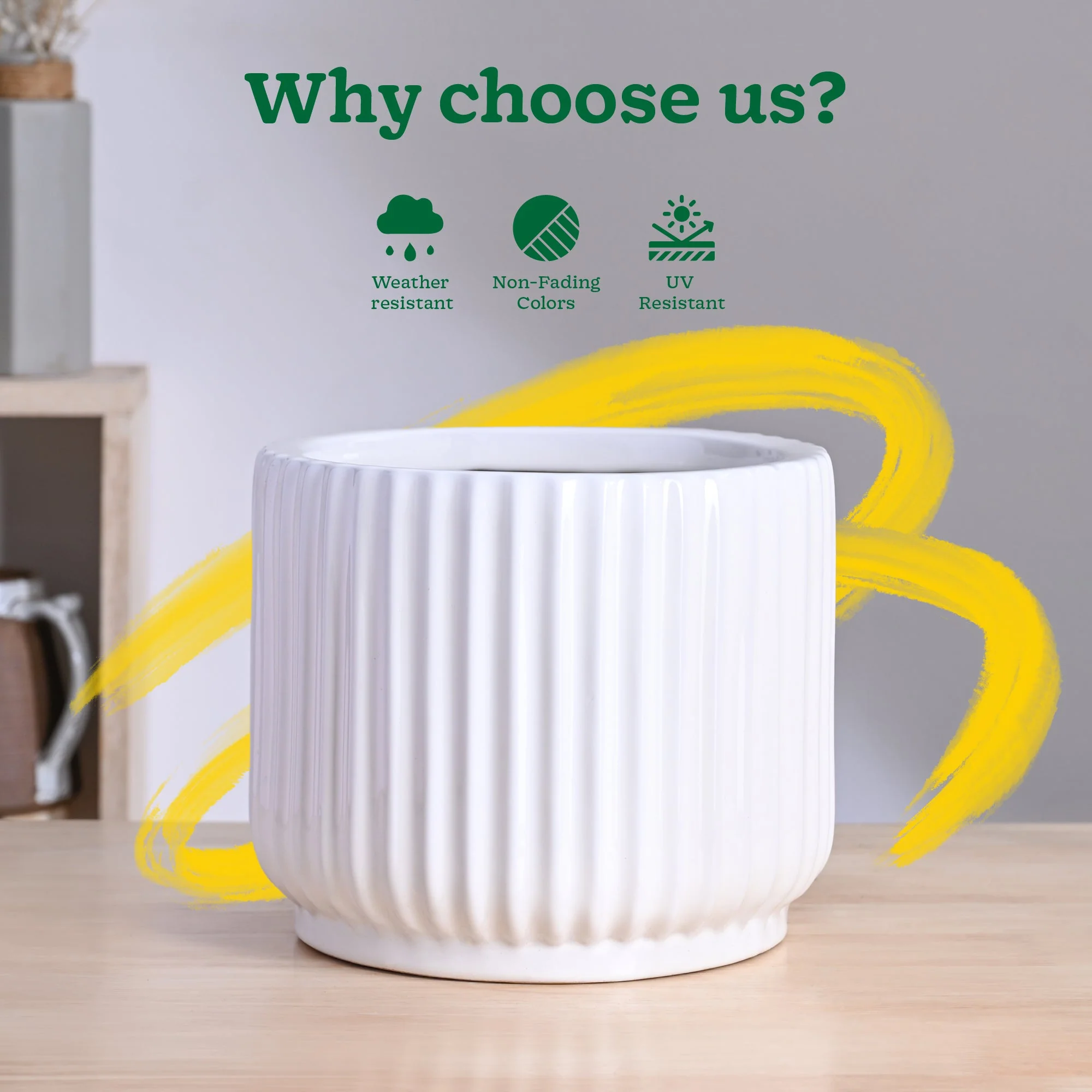 Phoenix Ceramic Pot (9.5 Inch Diameter) - Image 14