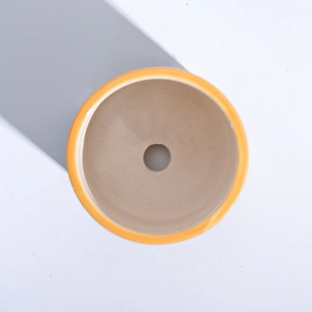Pipe Ceramic Pot (3.8 Inch Diameter) - Image 4