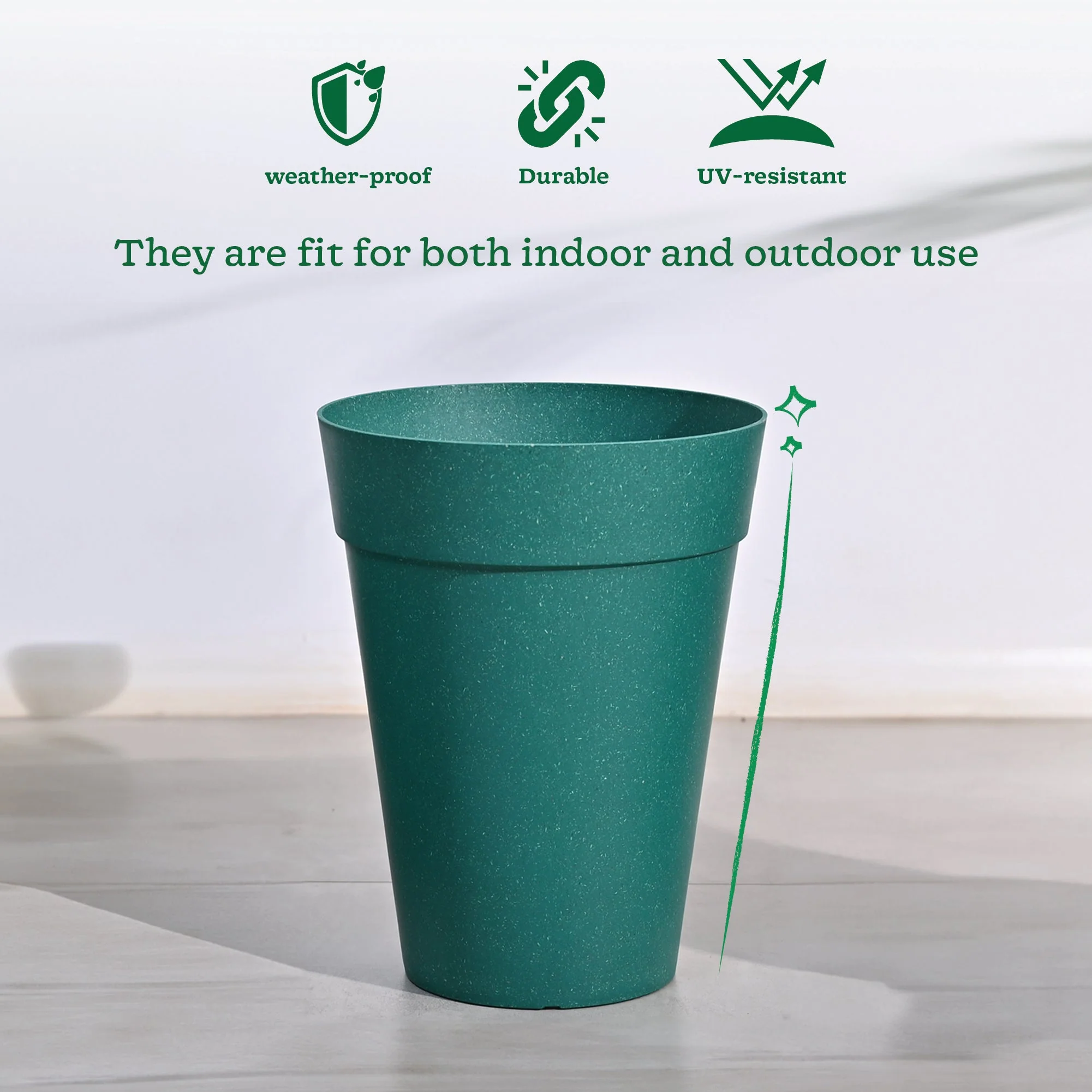 Rome Plastic Planter - Image 107