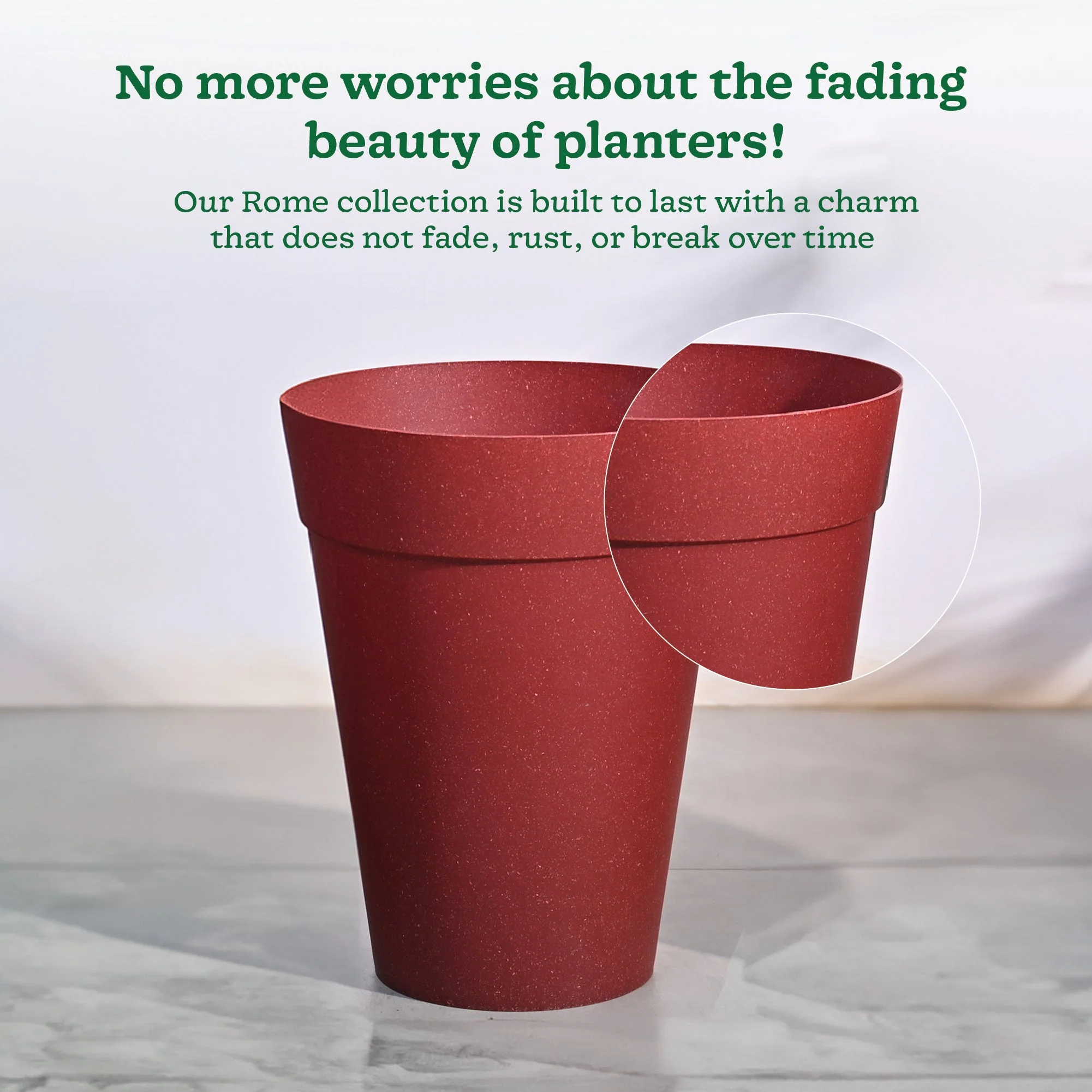 Rome Plastic Planter - Image 165