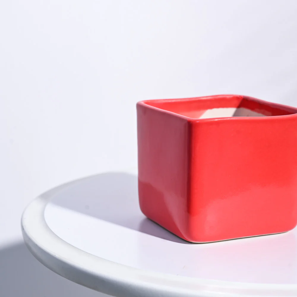 Square Ceramic Pot (3.5 Inch Width) - Image 14