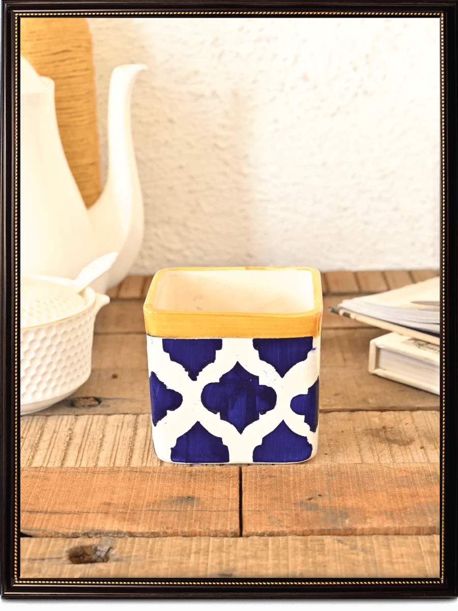 Square Ceramic Pot (3.5 Inch Width) - Image 25