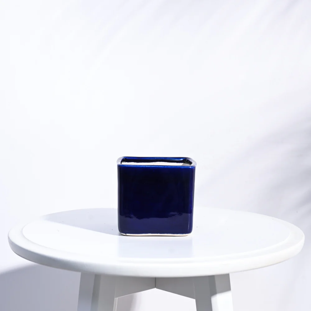 Square Ceramic Pot (3.5 Inch Width) - Image 8