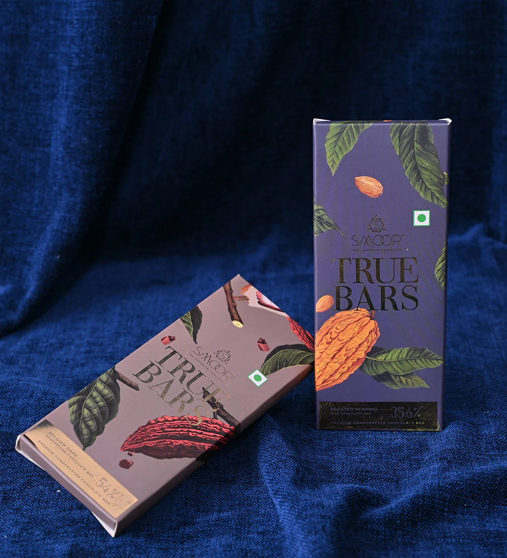 True Bar - Dark Chocolate and Slow Roasted Almond Chocolate - Image 3