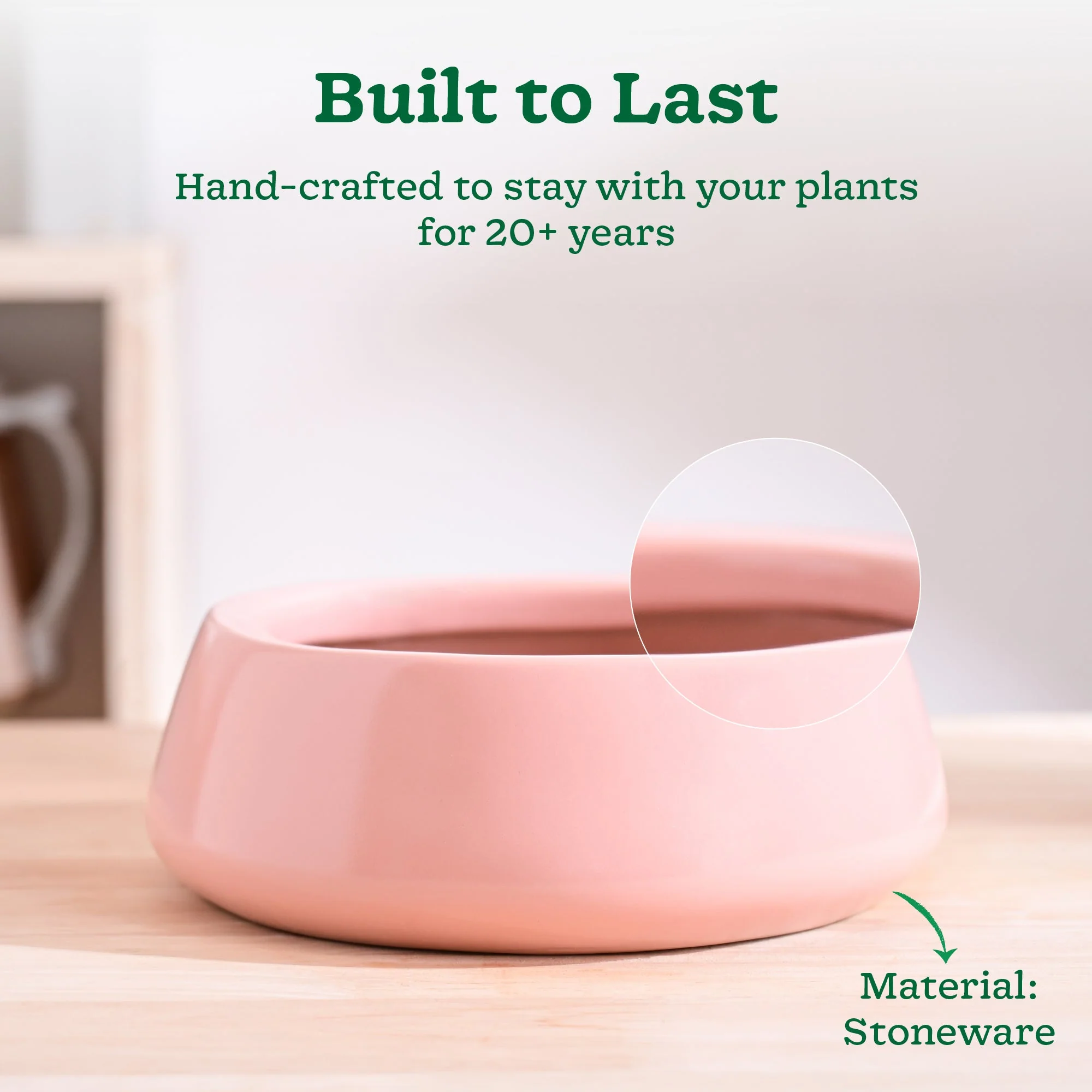 Tulip Fantasy Flat Ceramic Planter - Image 43