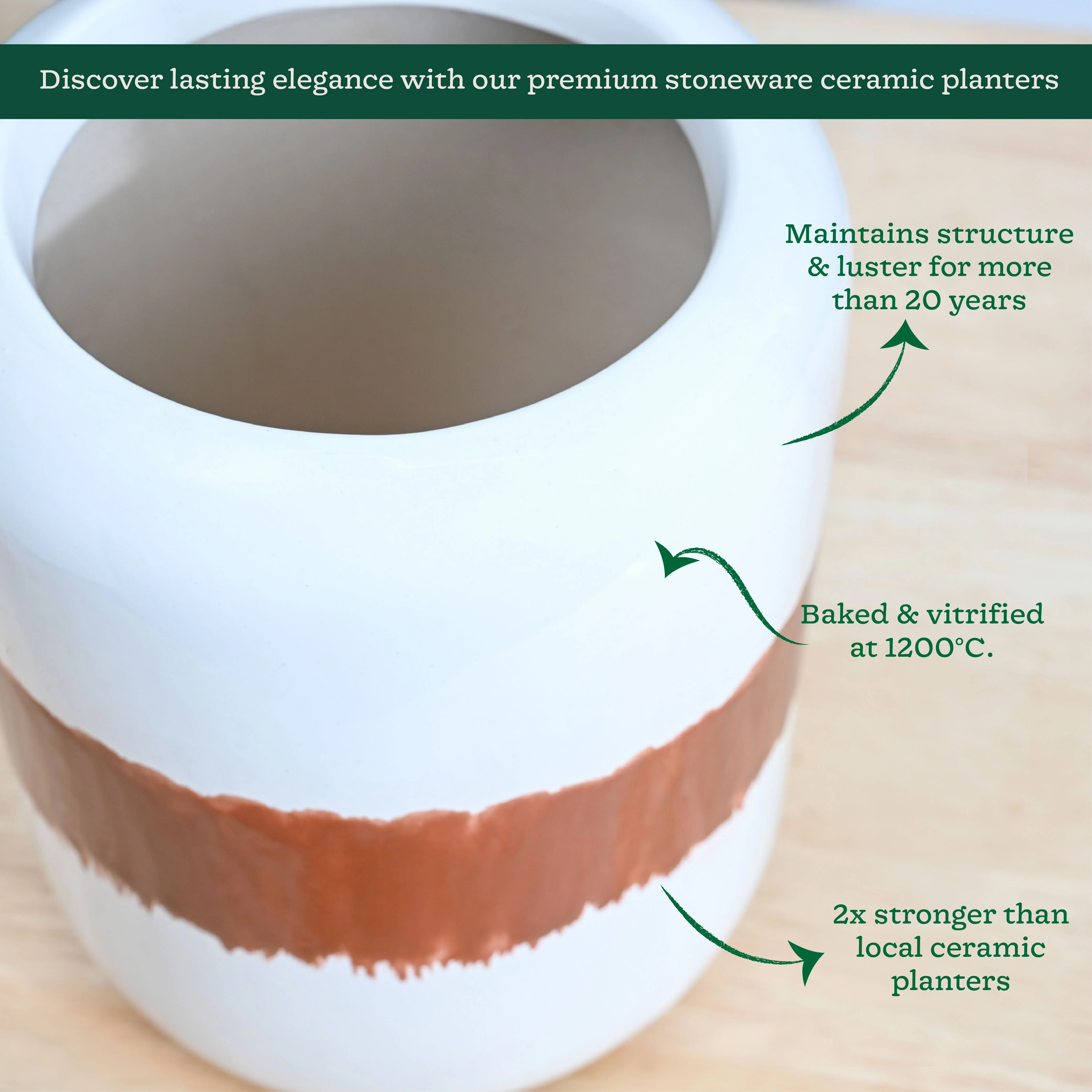 Twilight Clouds Ceramic Planter - Image 13
