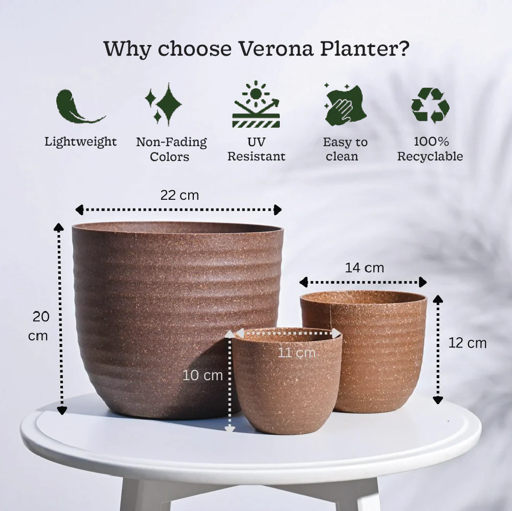 Verona Eco Planter - Set of 3 - Image 13