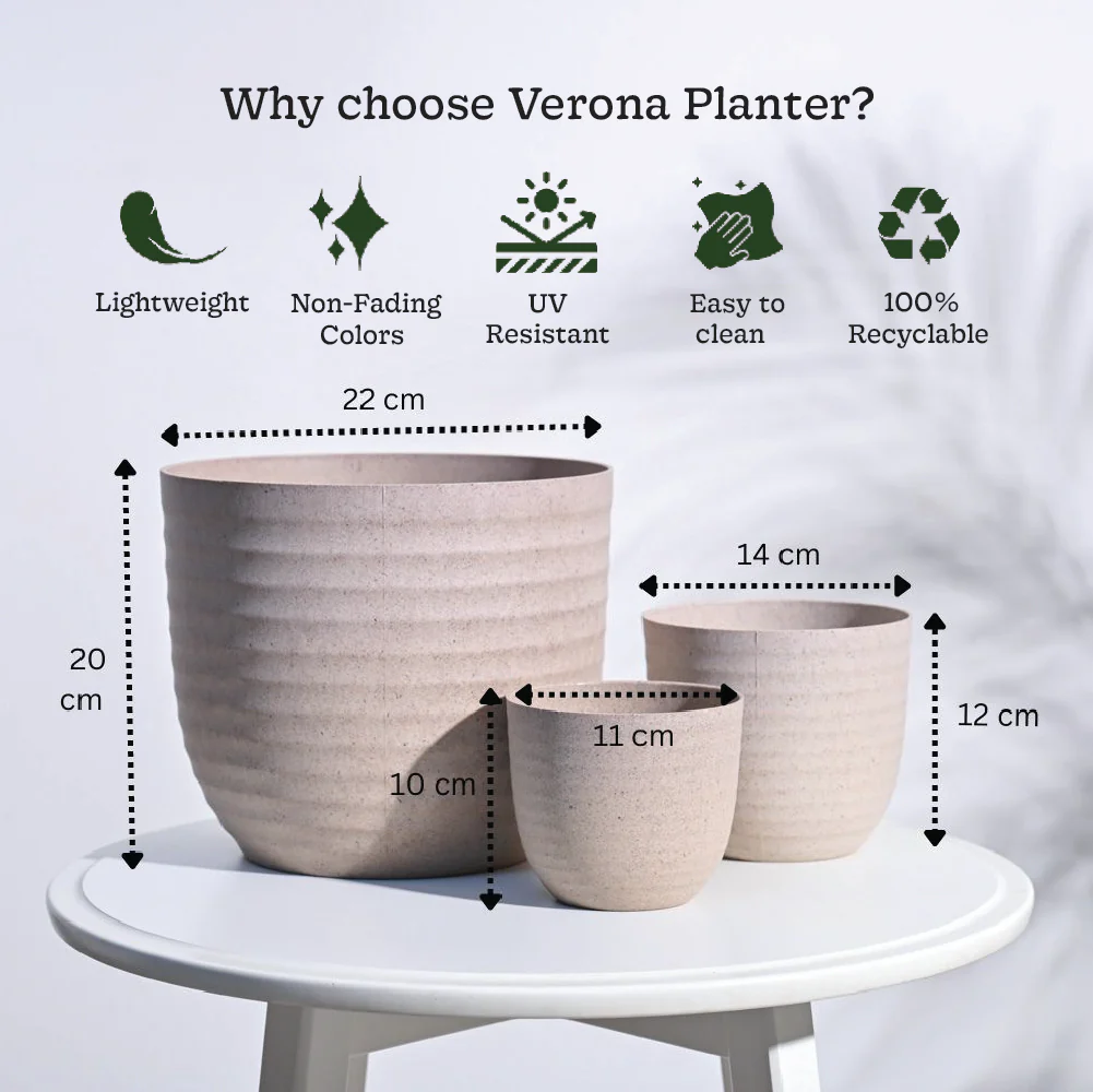 Verona Eco Planter - Set of 3 - Image 34