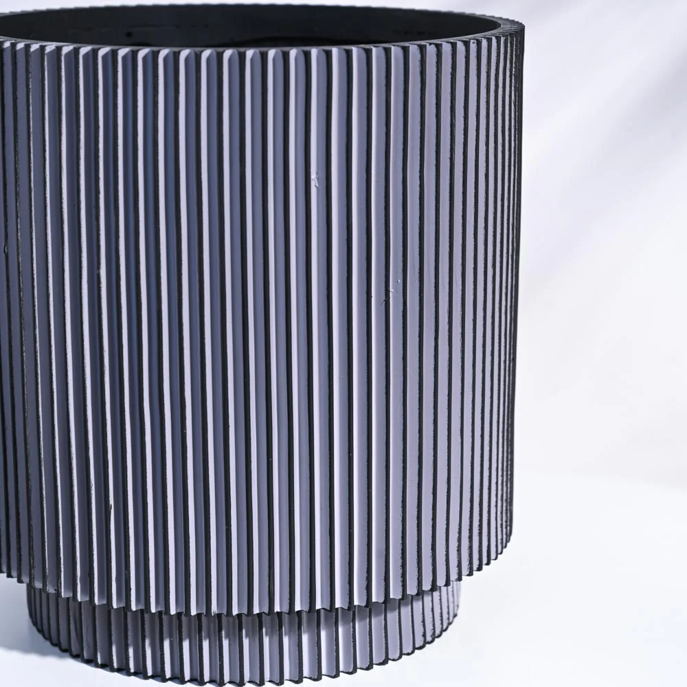 Zuri Vase Cylinder Groove - Image 10